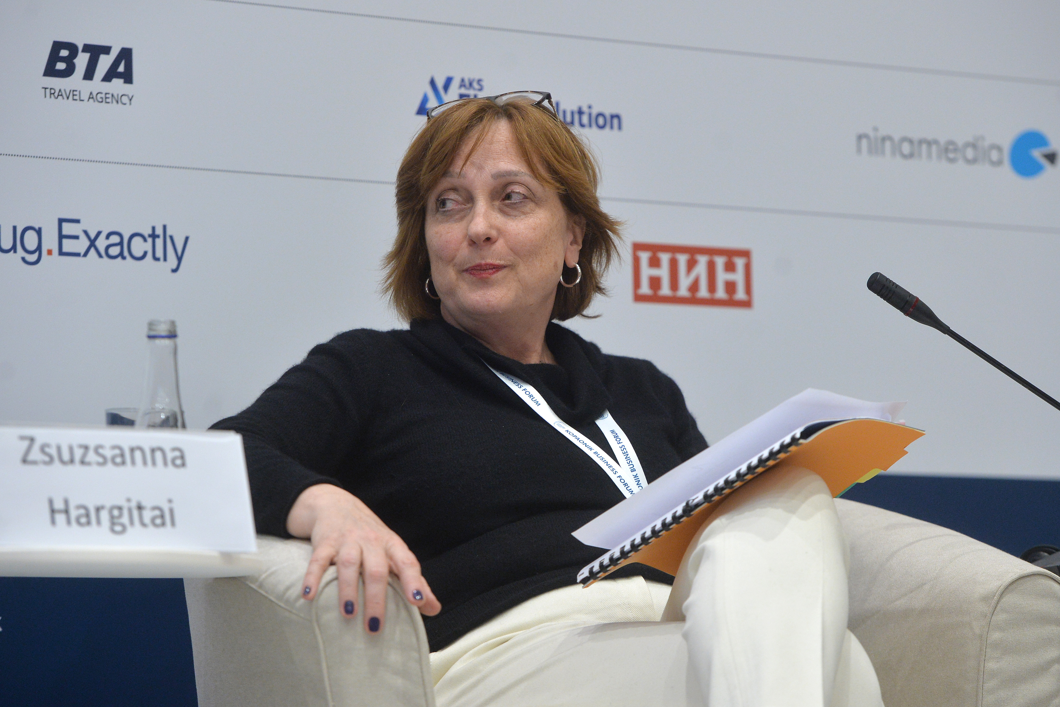 Regionalna direktorka EBRD za Zapadni Balkan Zuzana Hargitai na panelu "Nacinalna strategija inkluzivnog rasta" u okviru Kopaonik biznis foruma.