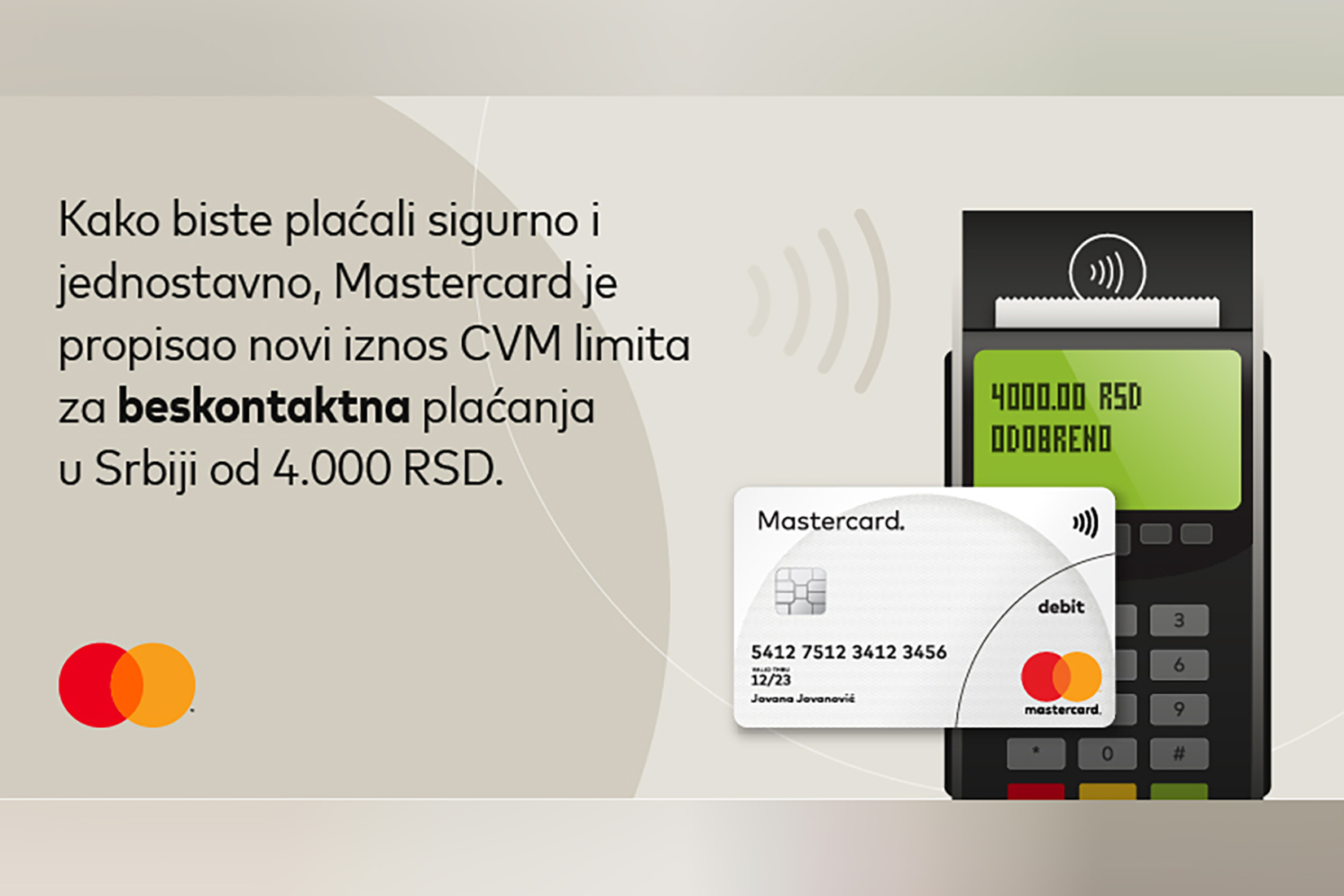 Masterkard, Mastercard, CVM llimit, povećan limit Foto: Promo