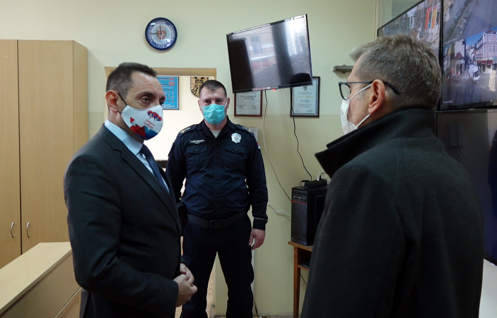 Aleksandar Vulin, obilazak, poseta, Policijska uprava Užice, Policijska uprava Požega Foto: MUP Srbije