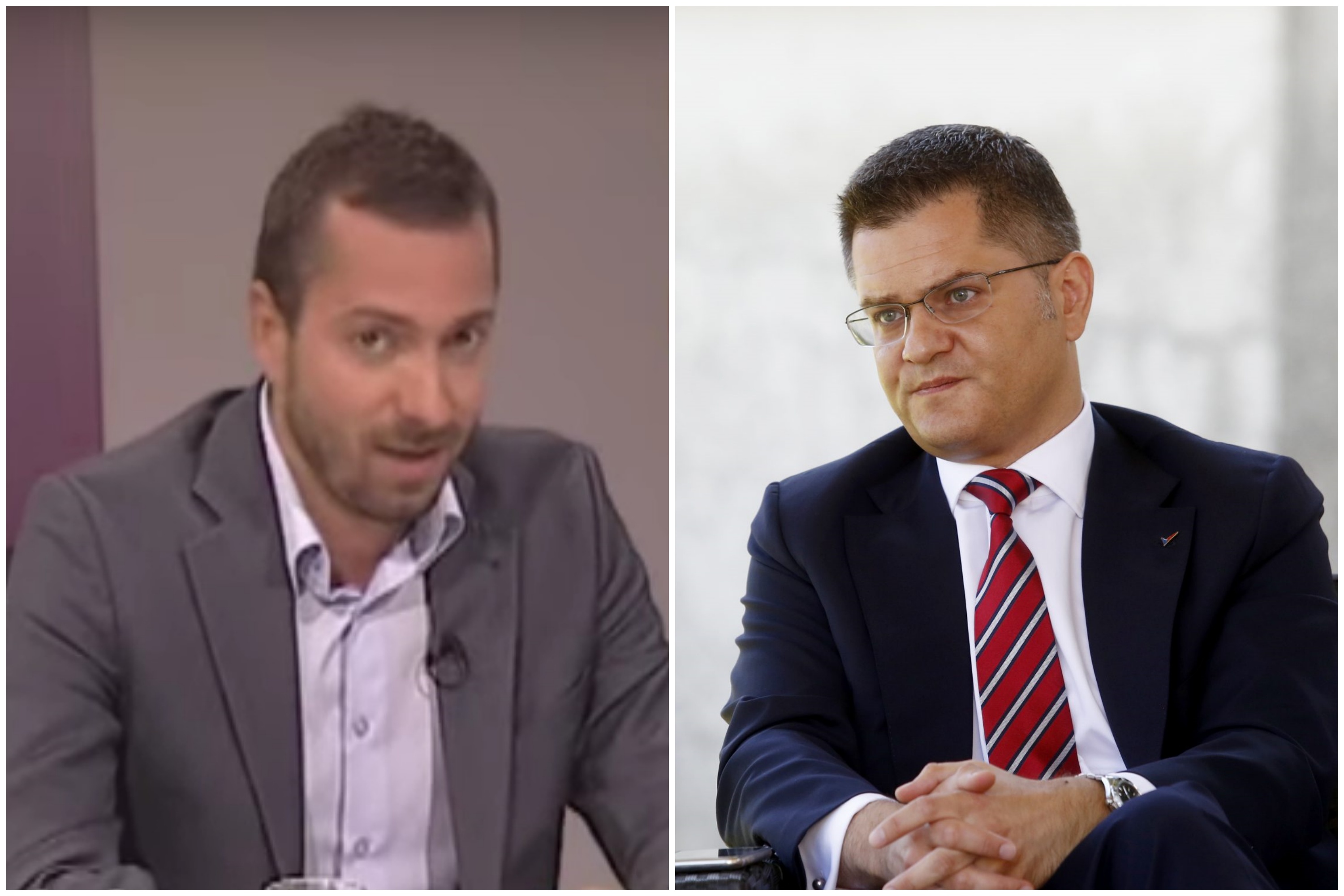 Nikola Suknjaić, Vuk Jeremić, kombo Foto: Printscreen/YouTube/Nasa Televizija/Arhiva