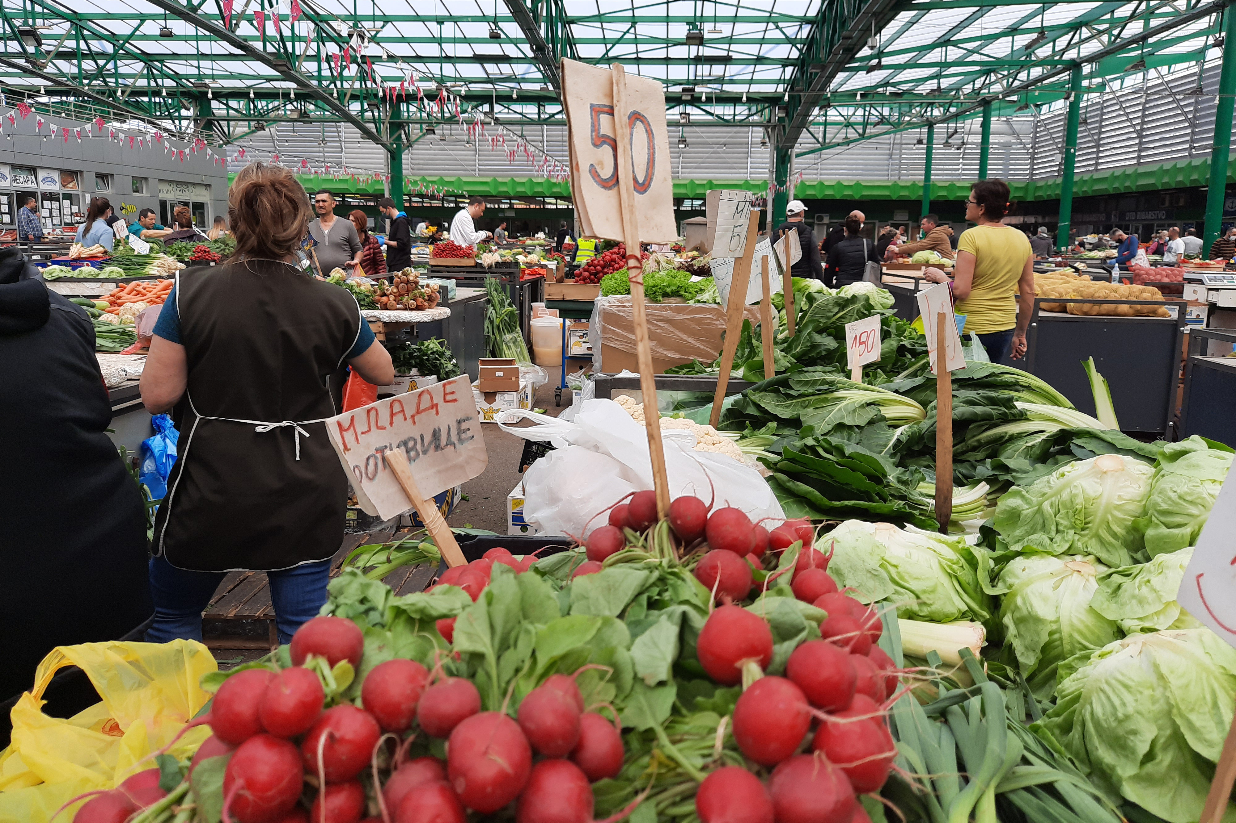 Beograd, 21.03.2020. Novi Beograd, Blok 44, Pijaca, koronavirus