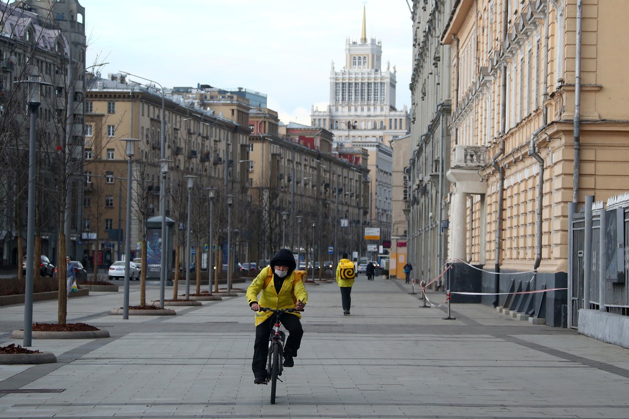 Moscow amid self-isolation regime