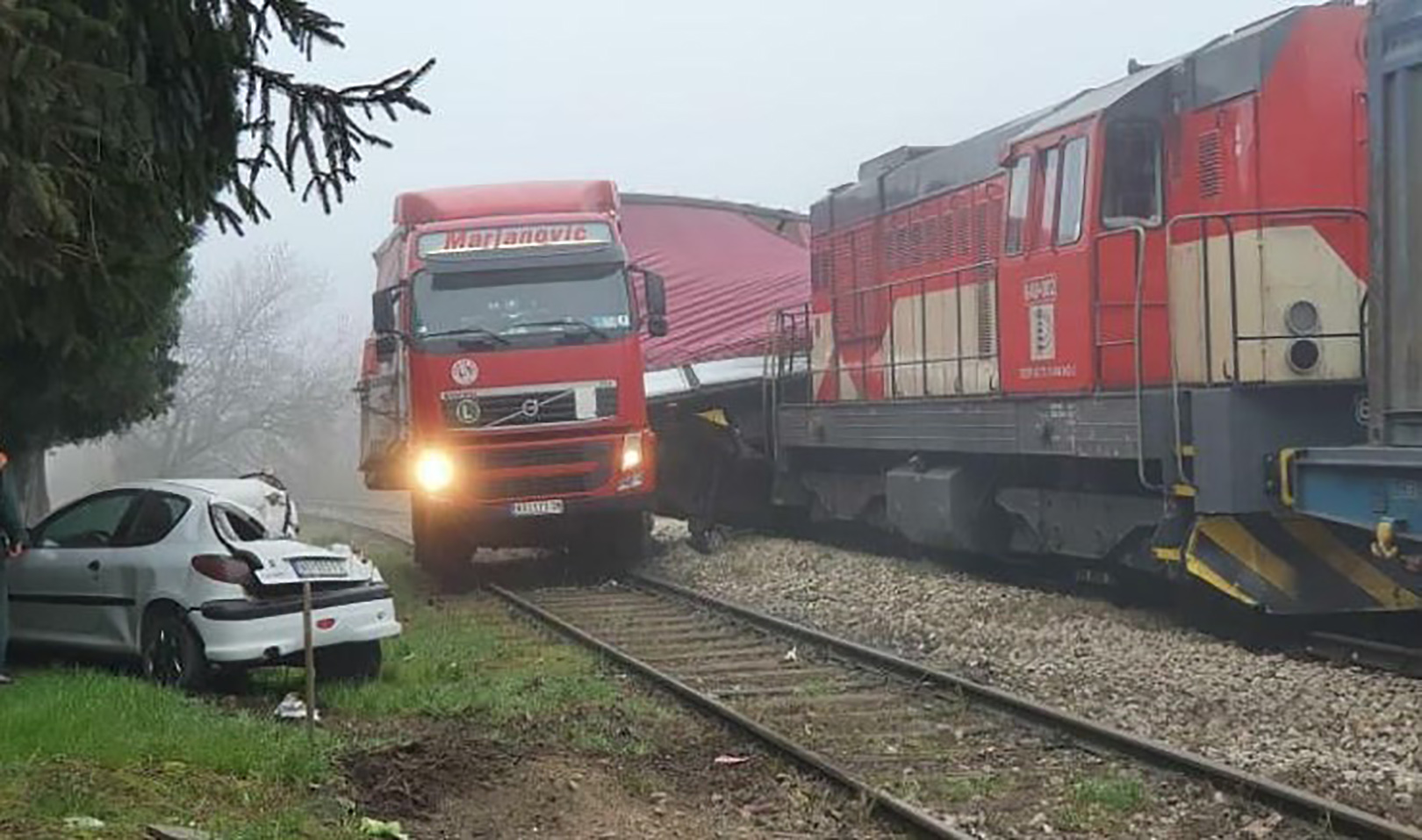 Futog, voz udario kamion