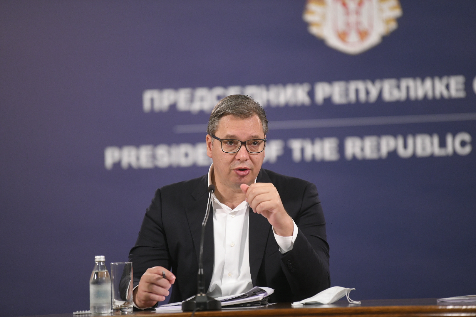 Beograd 07.08.2020. Aleksandar Vučić. Obraćanje predsednika Aleksandra Vučića u Skupštini grada Foto: Nemanja Jovanović/Nova.rs