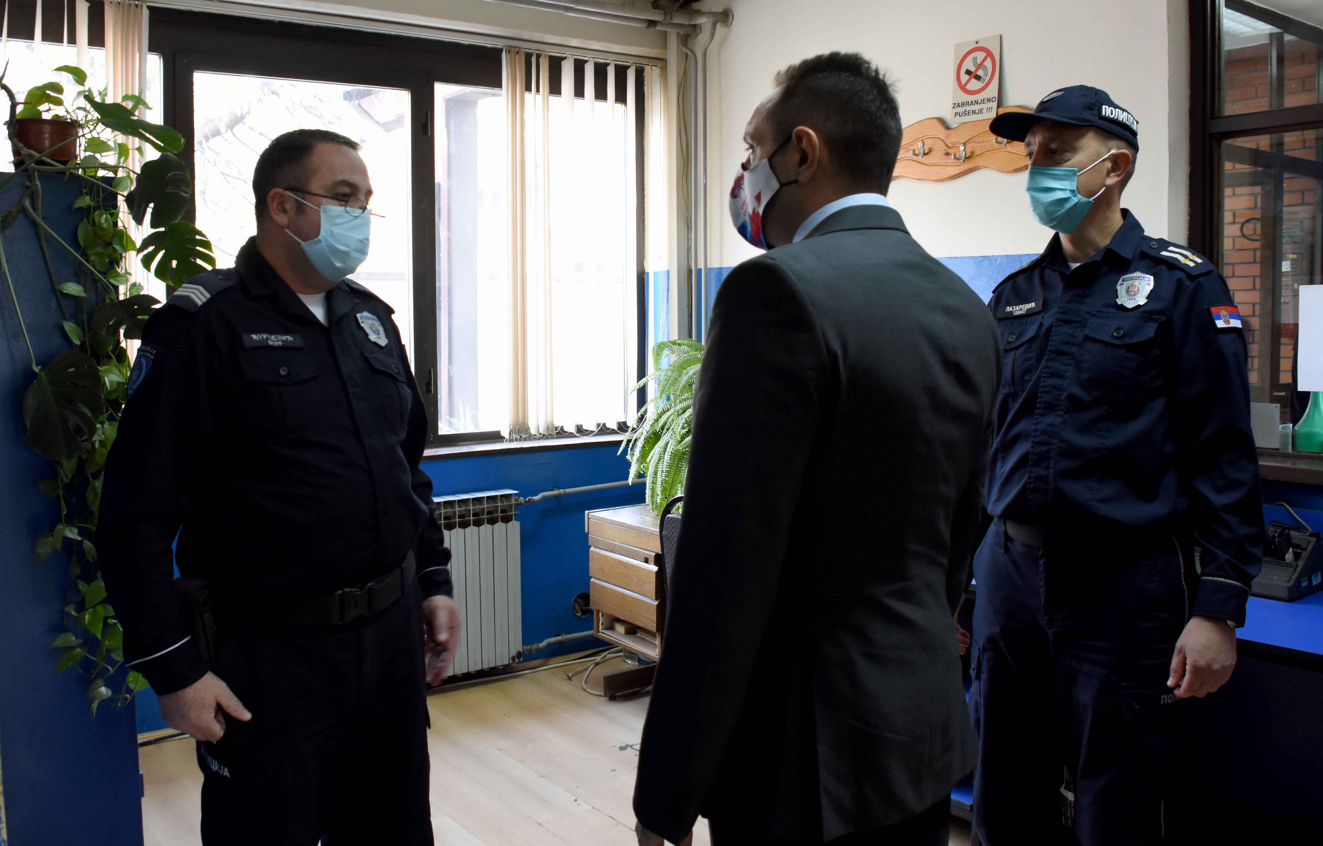 Aleksandar Vulin, obilazak, poseta, Policijska uprava Užice, Policijska uprava Požega Foto: MUP Srbije