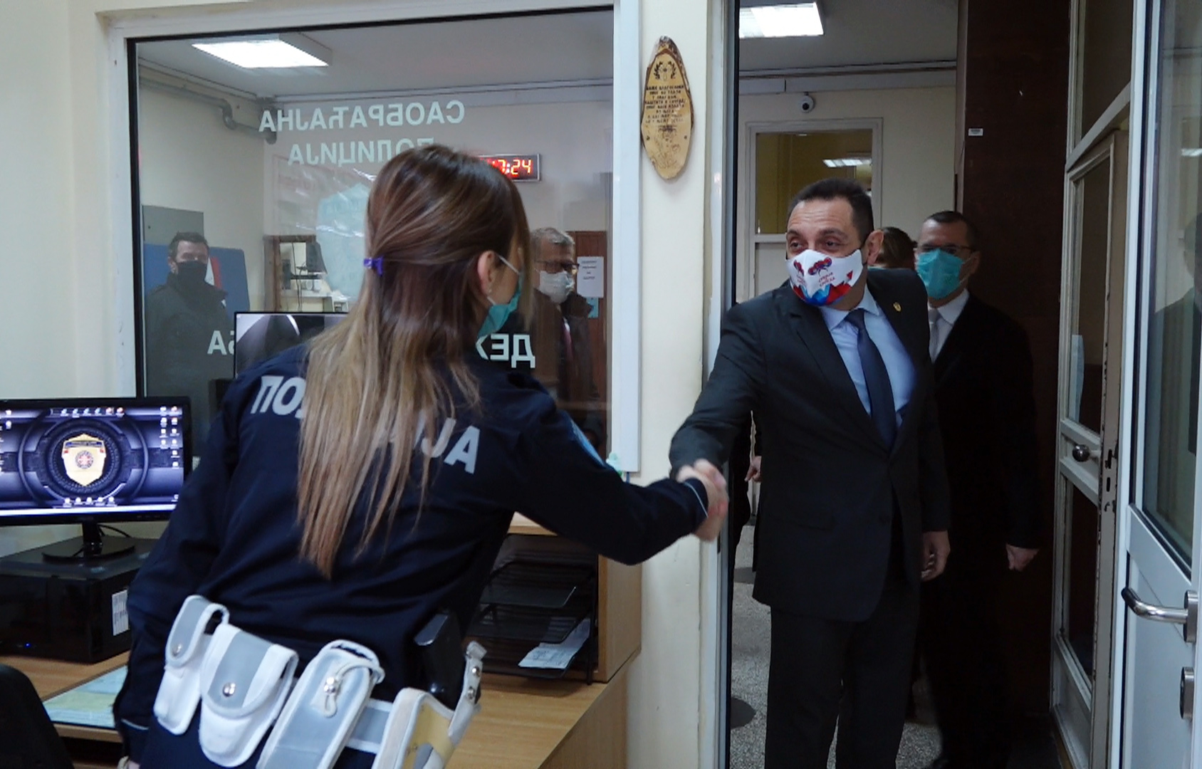 Aleksandar Vulin, obilazak, poseta, Policijska uprava Užice, Policijska uprava Požega Foto: MUP Srbije
