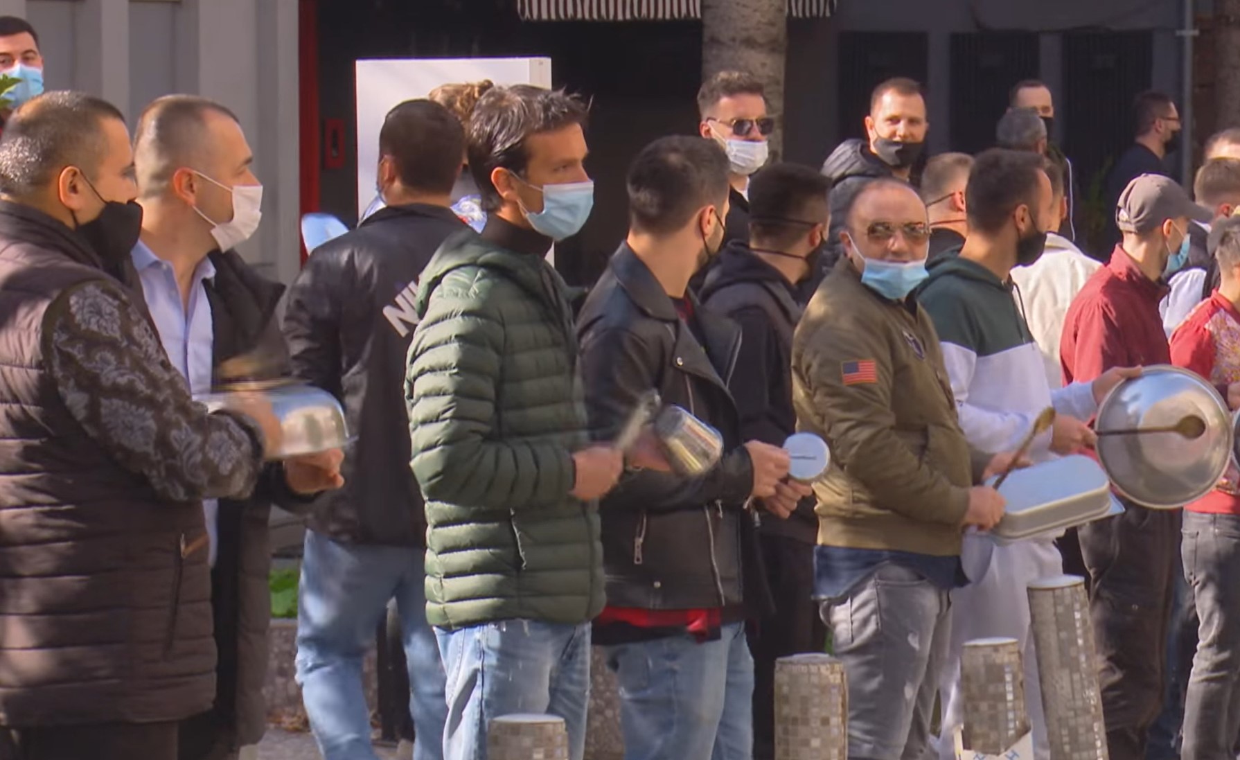 Protest ugostitelja, Priština