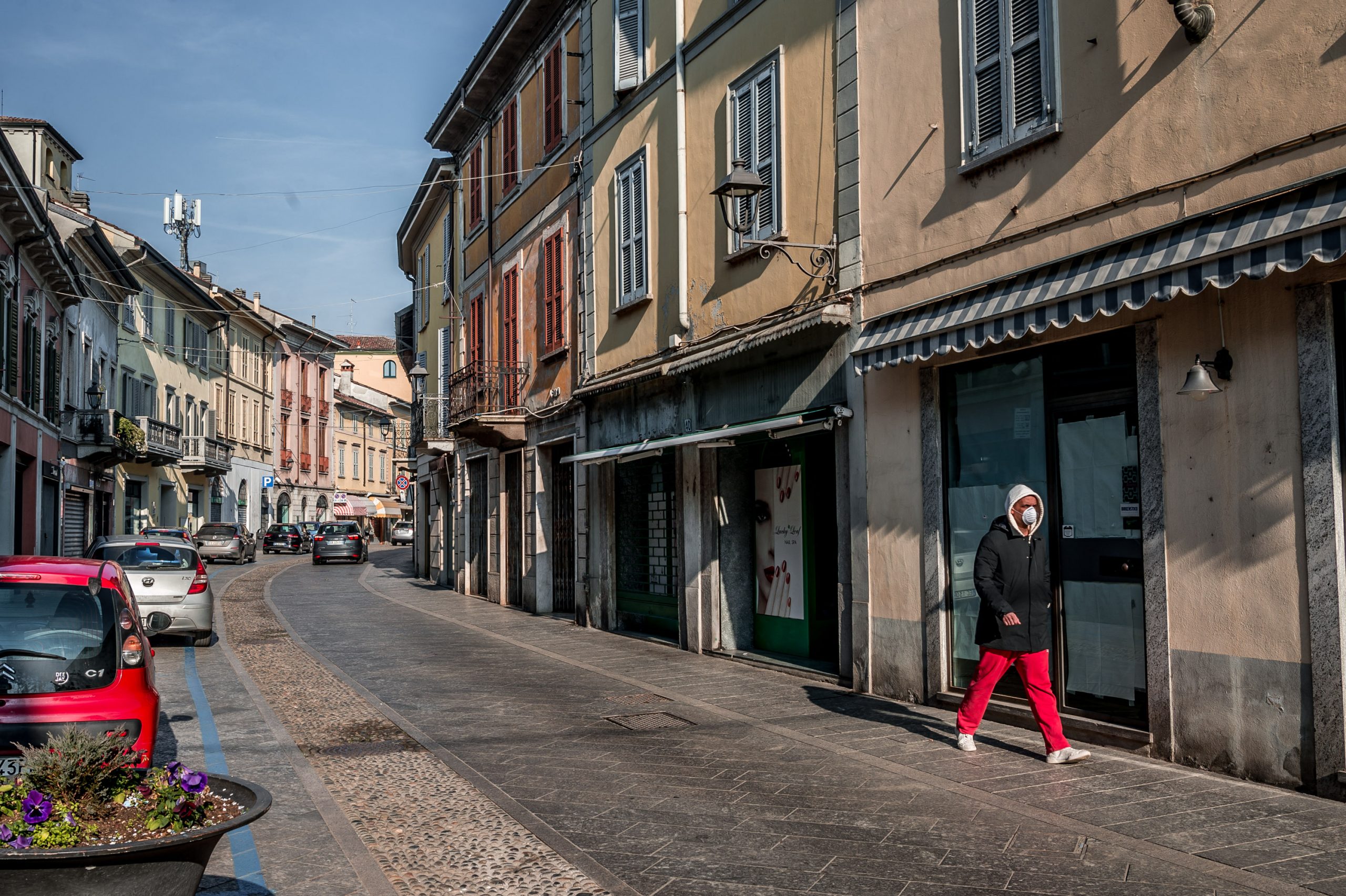 Italija 22.02.2020. Kodonjo, Codogno, puste ulice, pusta ulica, Korona virus, Corona virus, Koronavirus, Coronavirus Foto: Profimedia.rs