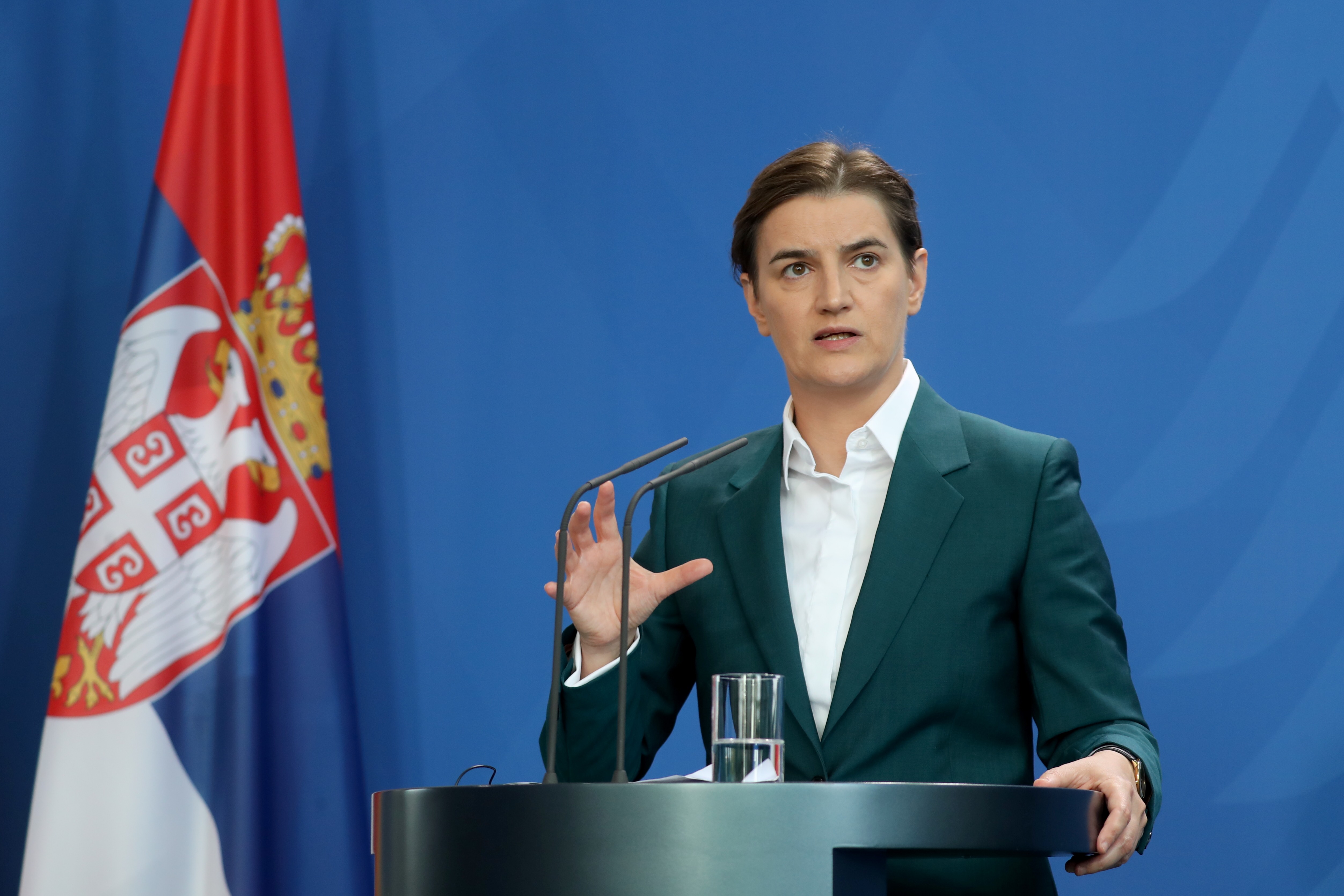 Serbian Prime Minister Brnabic visits in Berlin