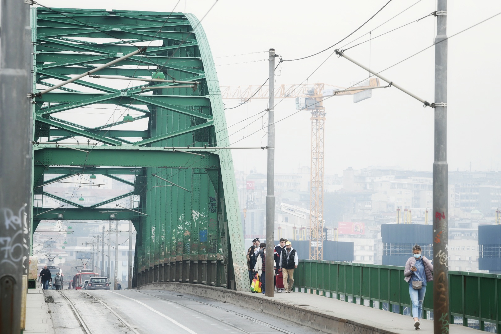 Beograd 24.10.2020. Savski most, stari Savski most, tramvajski most Foto: Vesna Lalić/Nova.rs