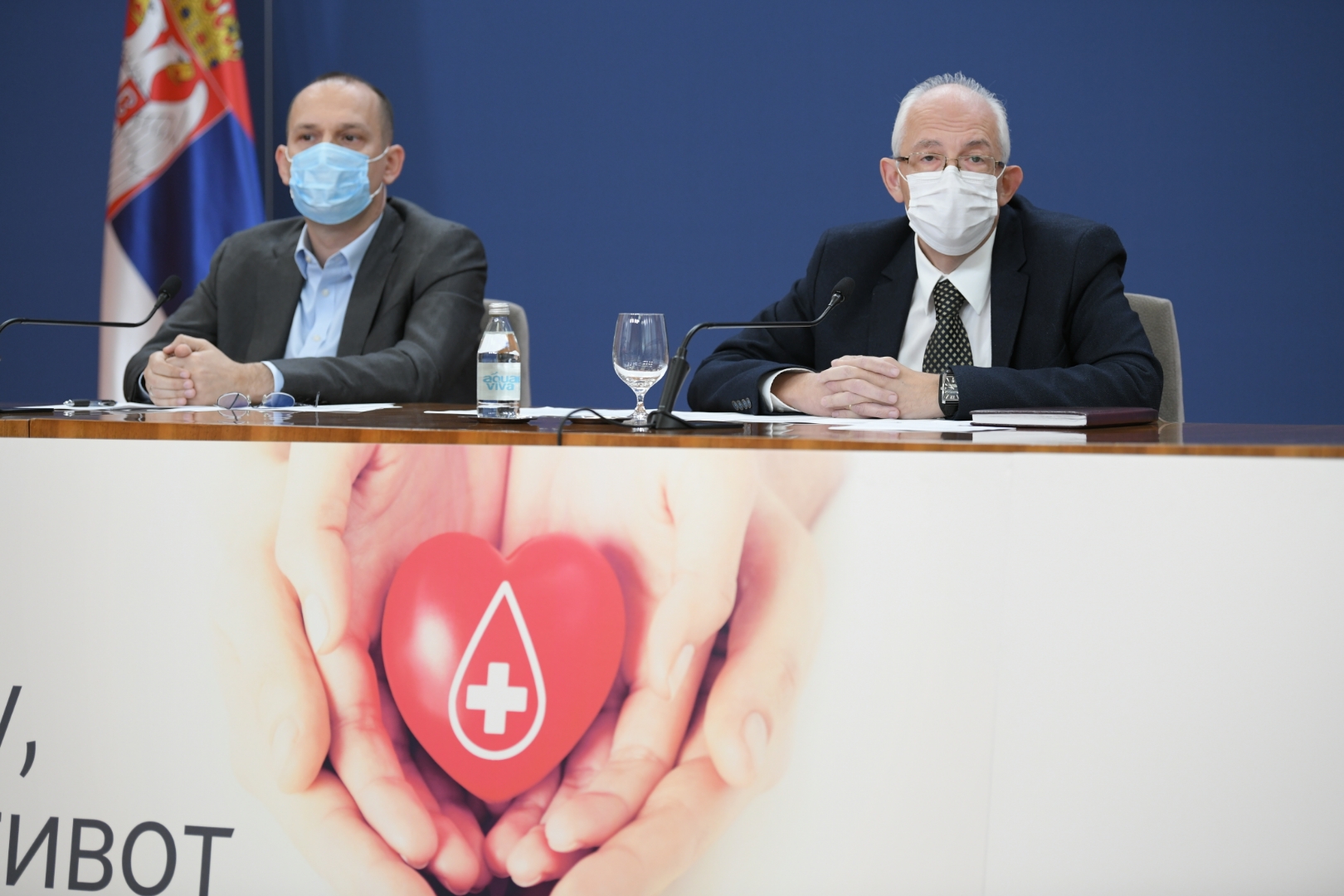 Beograd 02.10.2020. Zlatibor Lončar. Predrag Kon. Krizni štab Foto: Dragan Mujan/Nova.rs