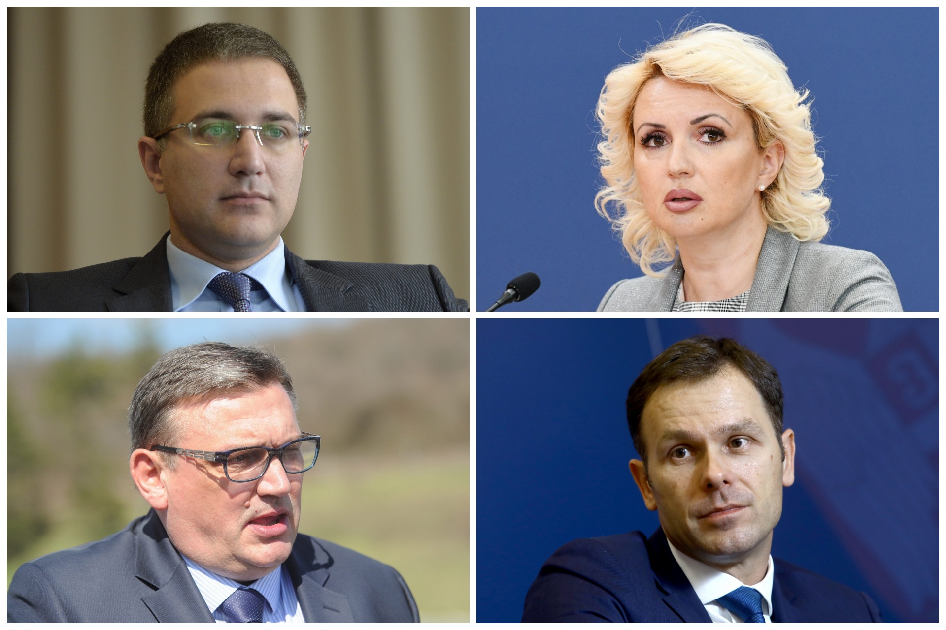 Nebojša Stefanović, Darija Kisić, Zoran Drobnjak, Siniša Mali kombo