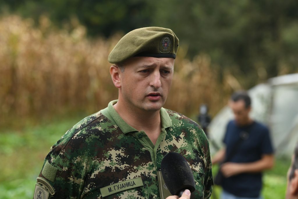 Mali Zvornik 25.09.2020. Pad Mig 21, pad Miga 21, portparol Ministarstva odbrane i Vojske Srbije major Milan Gujanica Foto: Filip Krainčanić/Nova.rs