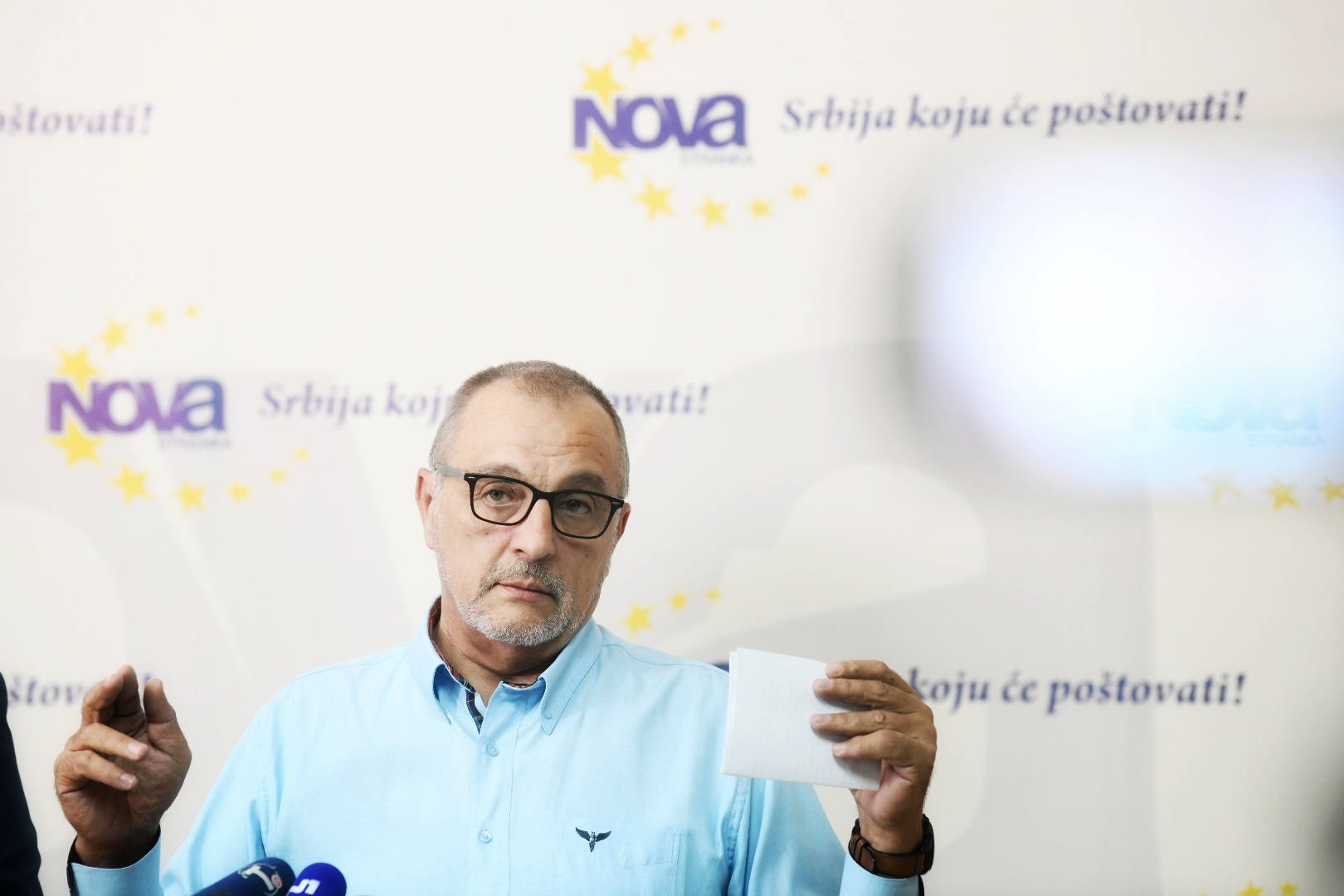 Beograd 24.09.2020. Zoran Živković. NOVA stranka, sastanak opozicije u prostorijama Nove stranke Foto: Vesna Lalić/Nova.rs