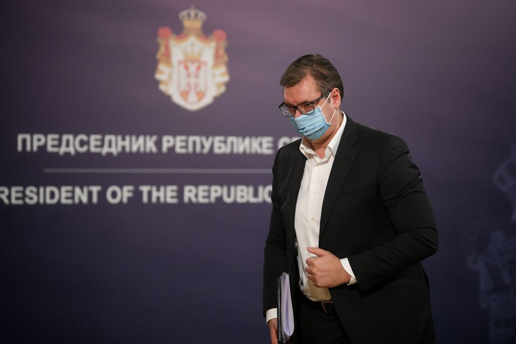Beograd, 12.11.2020. Aleksandar Vučić, Predsedništvo, obraćanje predsednika Foto: Filip Krainčanić/Nova.rs