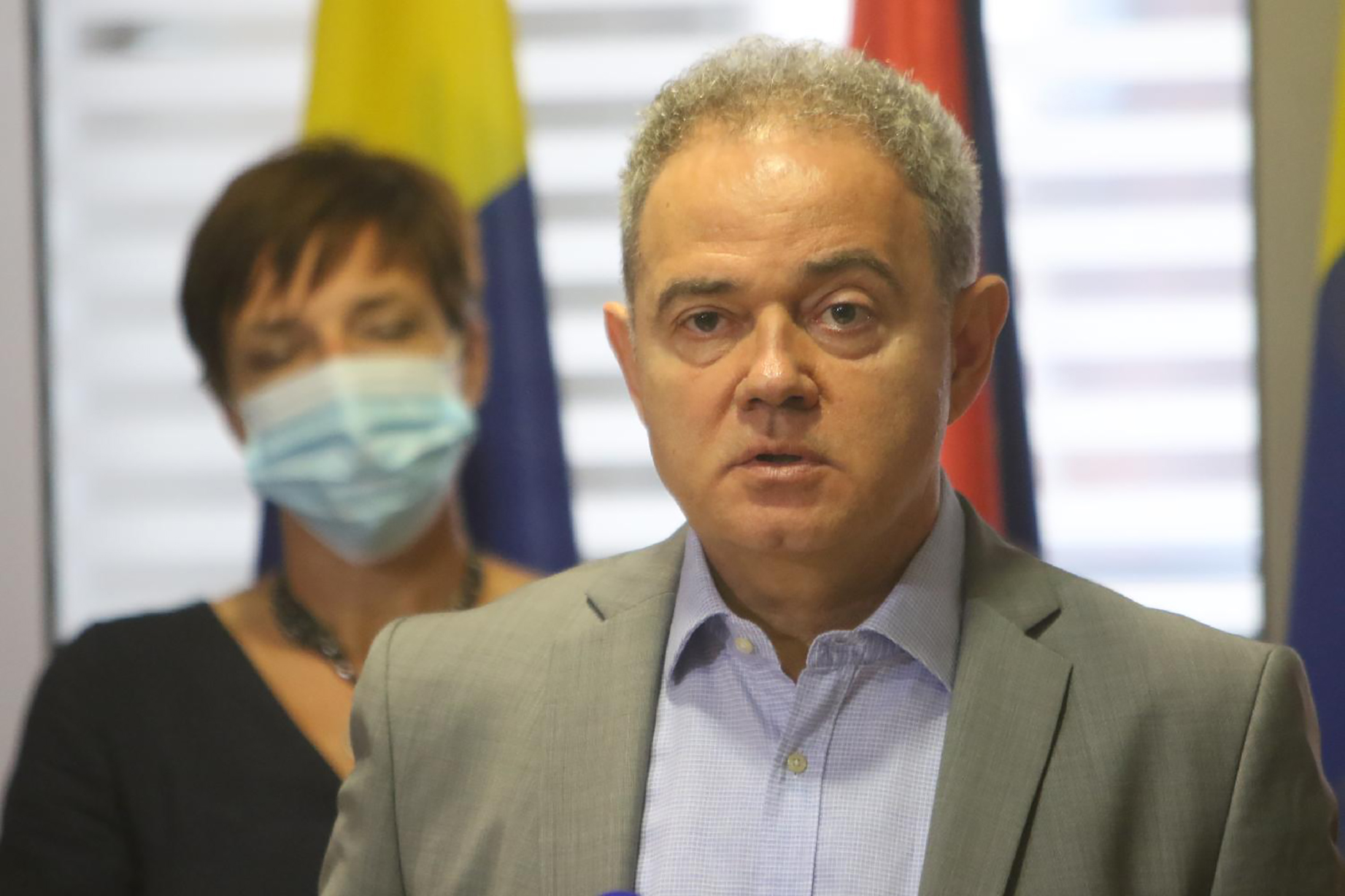 POLITIKA - konferencija za novinare predsednika Demokratske stranke (DS) Zoran Lutovaca