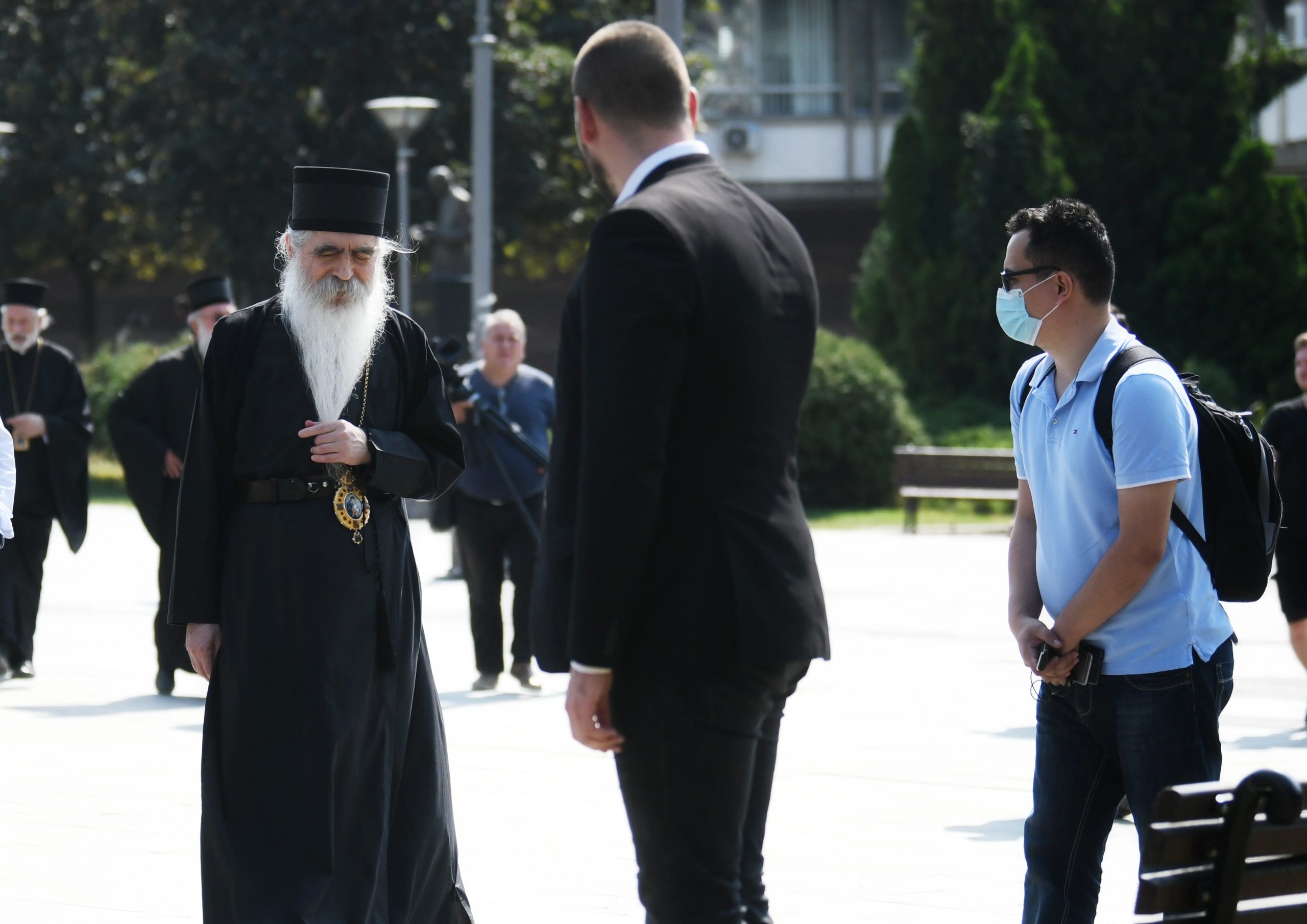 Beograd, 15.09.2020. Vladike, obilazak Hrama, Vladika Irinej Bulović Foto: Vesna Lalić/Nova.rs