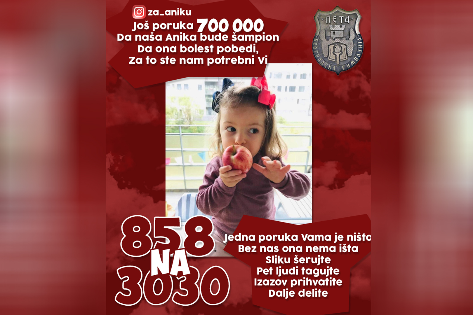 Anika, Za Aniku, Peta gimnazija