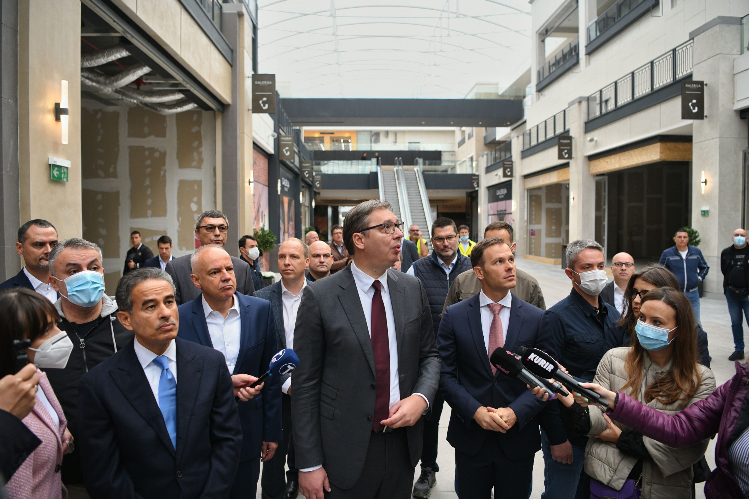 Beograd 29.09.2020. Tržni centar Galerija Beograd, Aleksandar Vučić, obilazak Foto: Filip Krainčanić/Nova.rs