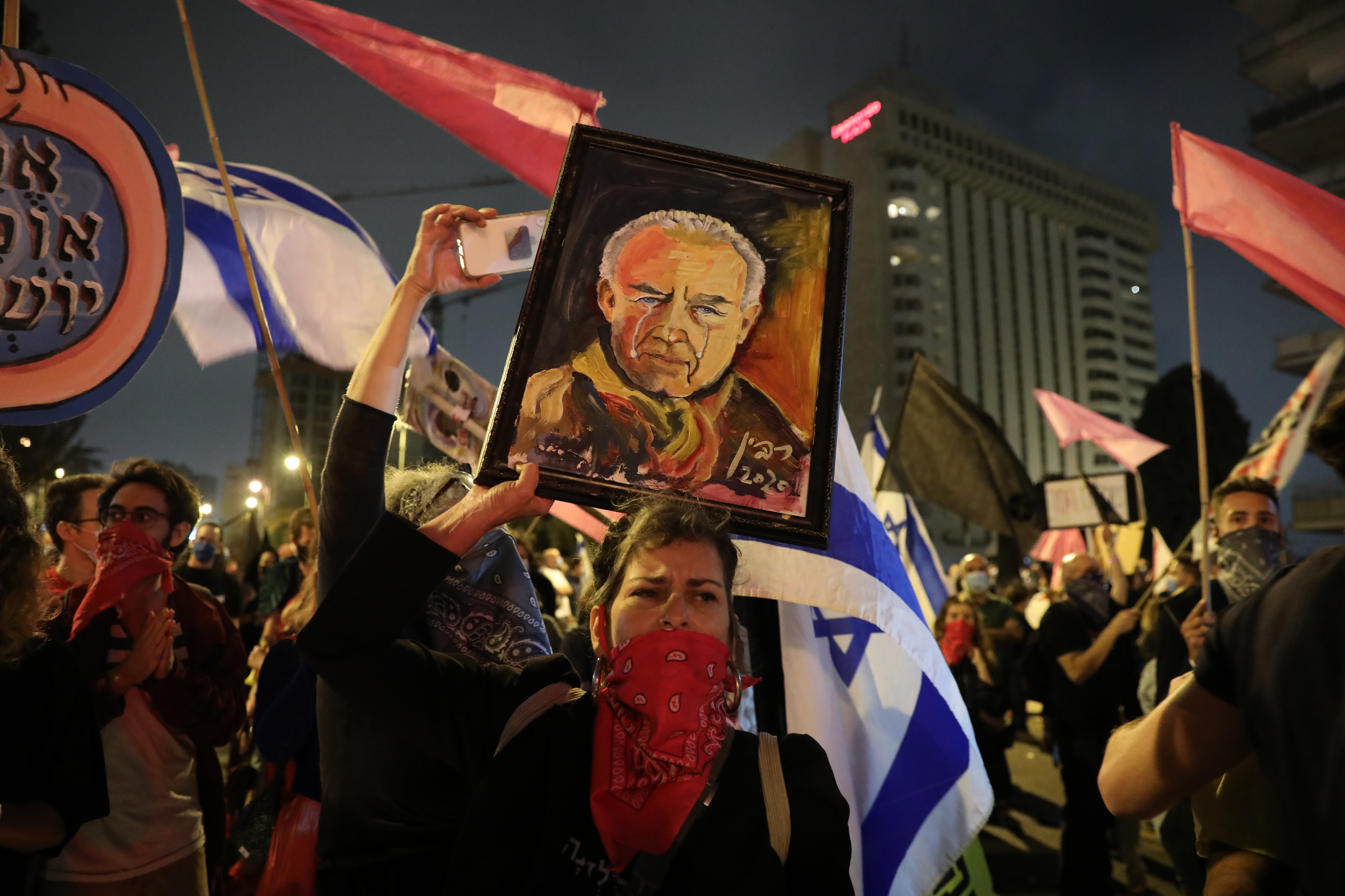 Anti-Netanyahu protest in Jerusalem
