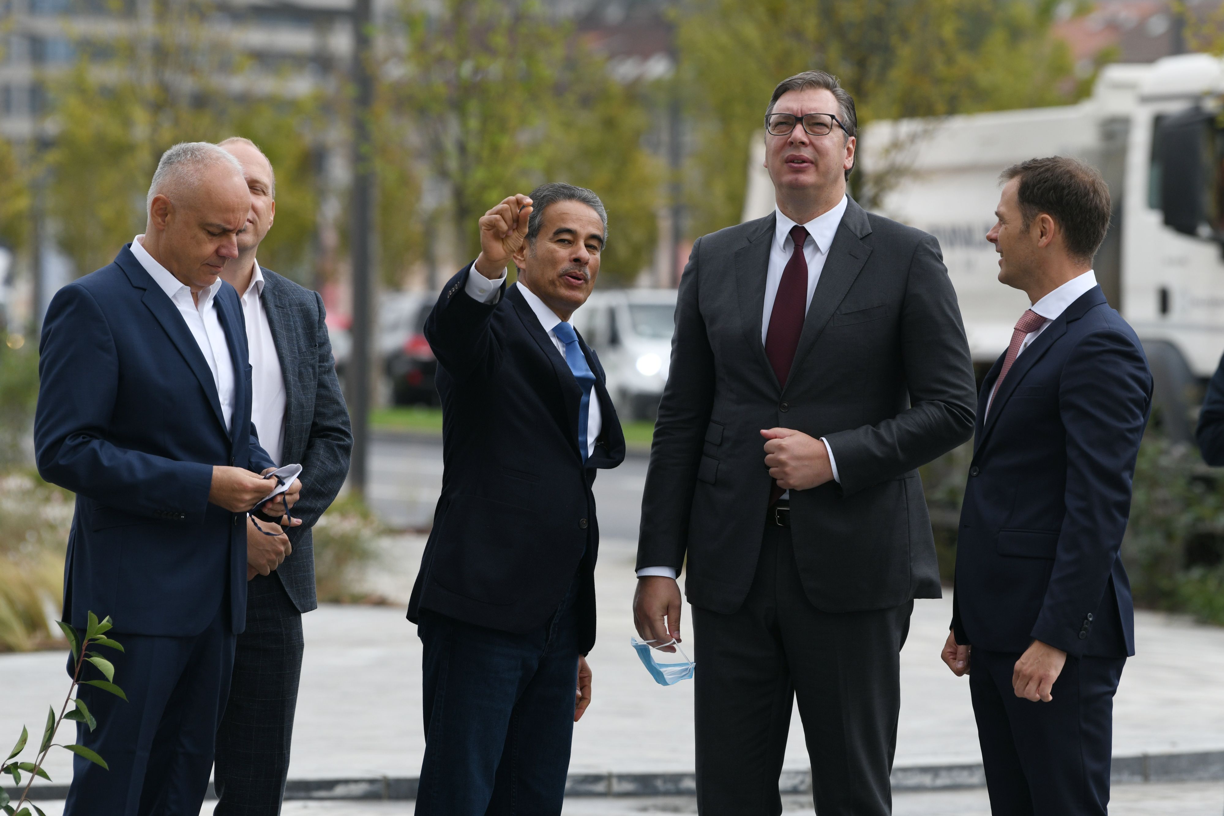 Trzni centar Galerija Beograd, Aleksandar Vucic, obilazak foto Filip Kraincanic Nova rs