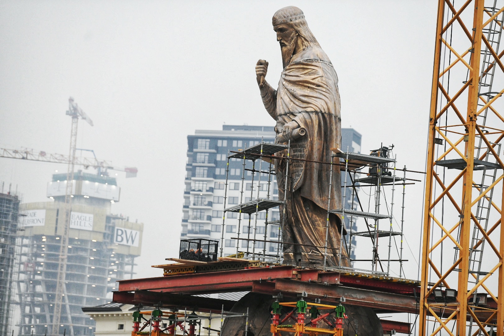 Beograd, 13.11.2020. Stefan Nemanja spomenik, Spomenik Stefanu Nemanji Foto: Vesna Lalić/Nova.rs