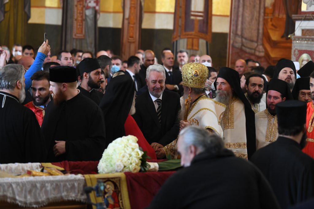 Podgorica, 01.11.2020. Hram Hristovog Vaskrsenja u Podgorici, Saborni hram Podgorica, Saborna crkva Podgorica, Liturgija i sahrana, Mitropolit Amfilohije Radović, Zdravko Krivokapić Foto: Goran Srdanov/Nova.rs