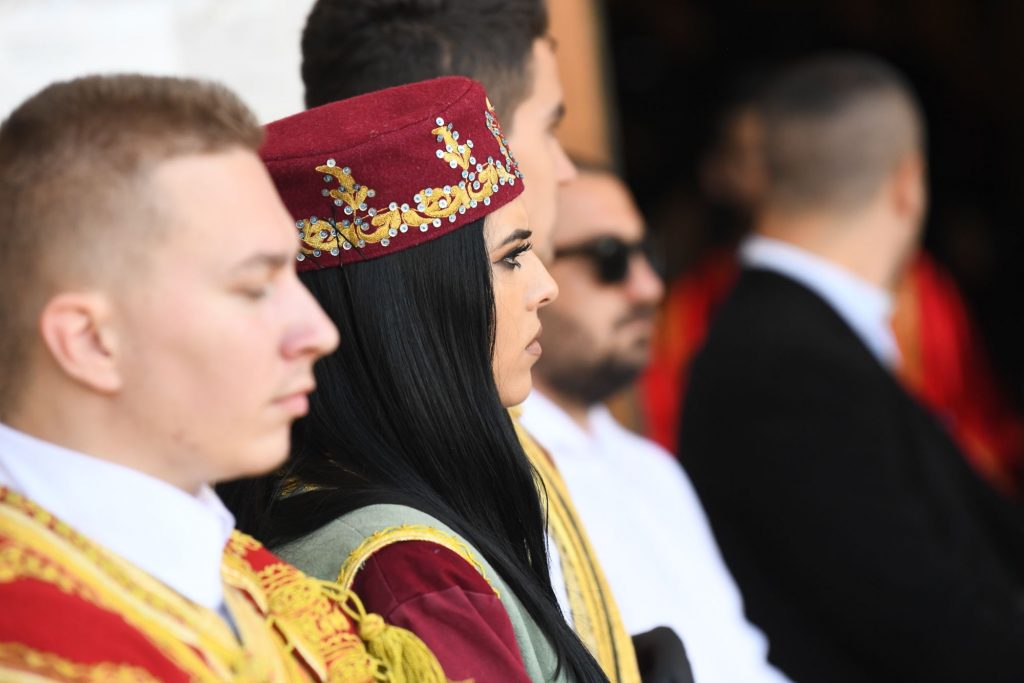 Podgorica, 01.11.2020. Hram Hristovog Vaskrsenja u Podgorici, Saborni hram Podgorica, Saborna crkva Podgorica, Liturgija, opelo i sahrana, zaupokojena liturgija, Mitropolit Amfilohije Radović Foto: Goran Srdanov/Nova.rs