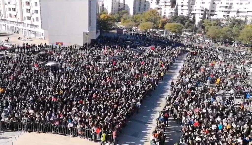Podgorica, 01.11.2020. Hram Hristovog Vaskrsenja u Podgorici, Saborni hram Podgorica, Saborna crkva Podgorica, Liturgija i sahrana, Mitropolit Amfilohije Radović