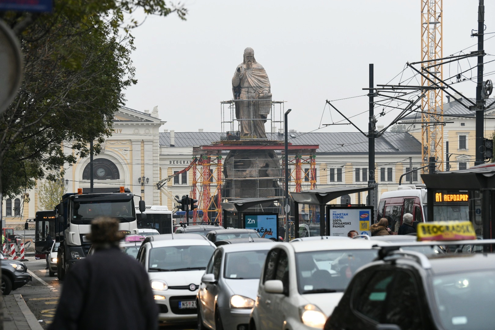 Beograd, 13.11.2020. Stefan Nemanja spomenik, Spomenik Stefanu Nemanji Foto: Vesna Lalić/Nova.rs