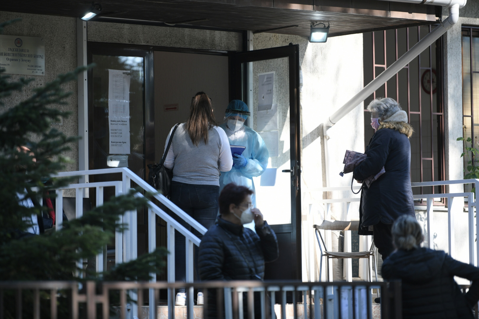 Beograd, 22.10.2020. Zemun, Gradski zavod za plućne bolesti i tuberkulozu, Kovid ambulanta Foto: Dragan Mujan/Nova.rs