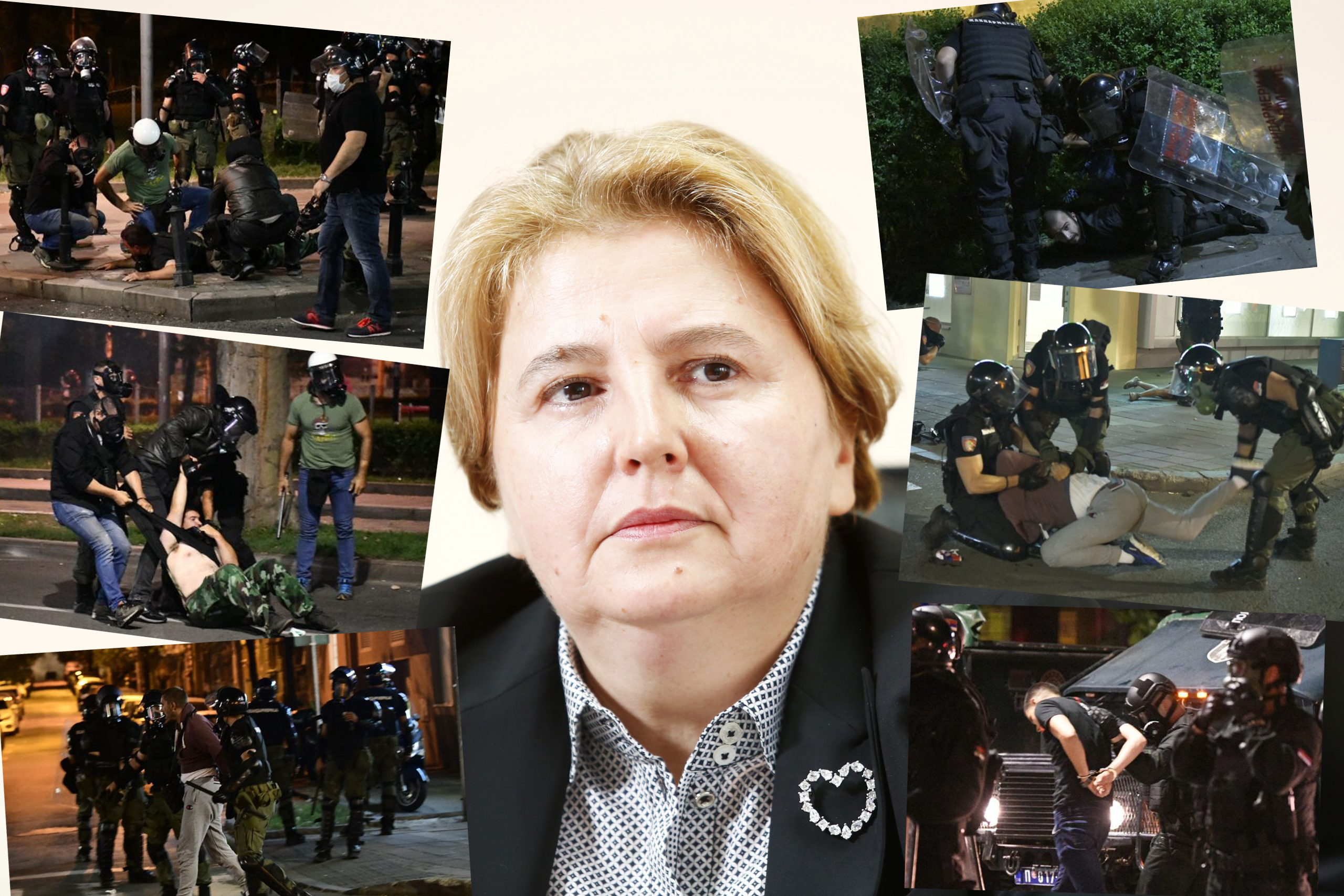 zagorka dolovac i policijska brutalnost