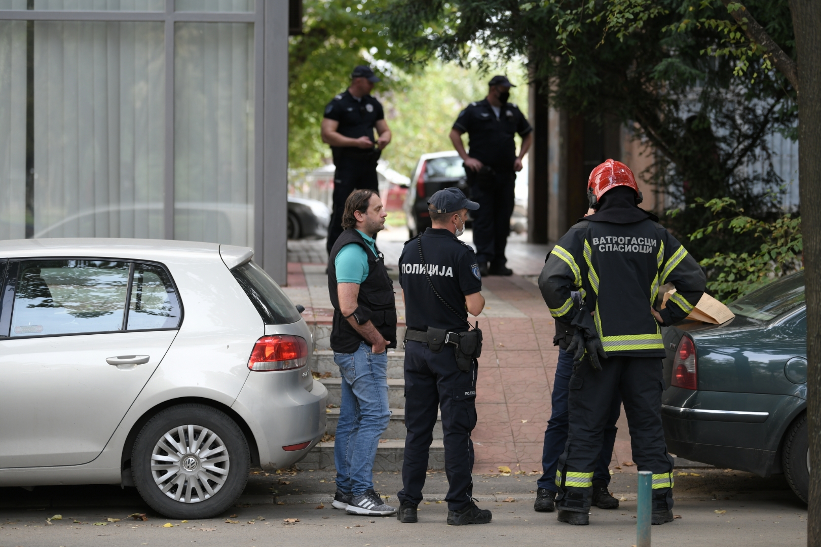 Beograd, 06.10.2020. Dorćol, Pančićeva ulica, čovek pao sa zgrade Foto: Dragan Mujan/Nova.rs