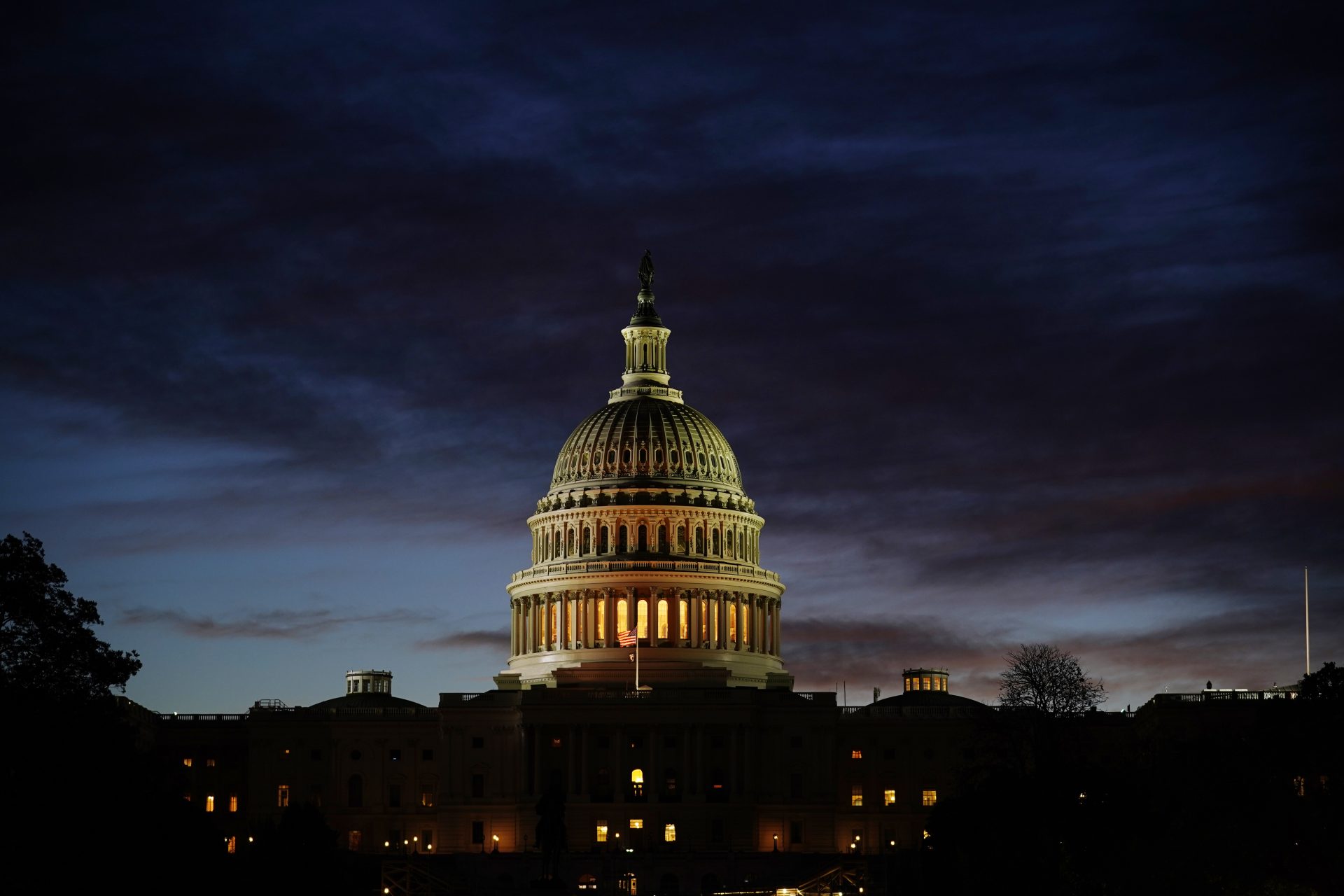 The Capitol is seen on the morning of Election Day, Tuesday, Nov. 3, 2020, in Washington. (AP Photo/J. Scott Applewhite)