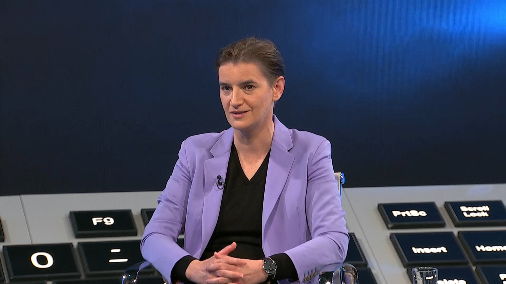 Ana Brnabić, emisija Hit Tvit Foto: Printscreen/Tv Pink