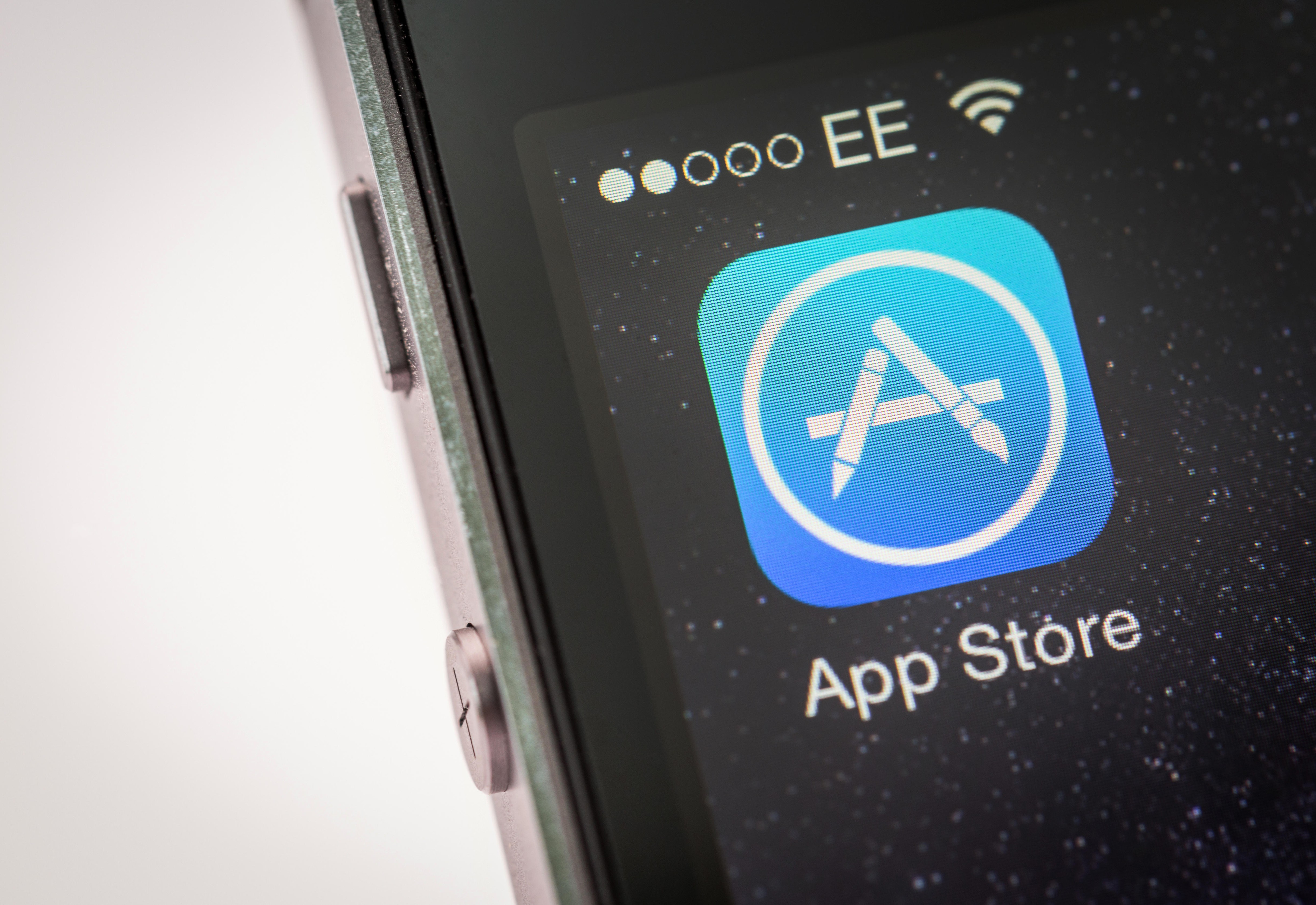 Apple App Store App on an iPhone smart phone, Image: 294285635, License: Rights-managed, Restrictions: , Model Release: no, Credit line: True Images / Alamy / Alamy / Profimedia