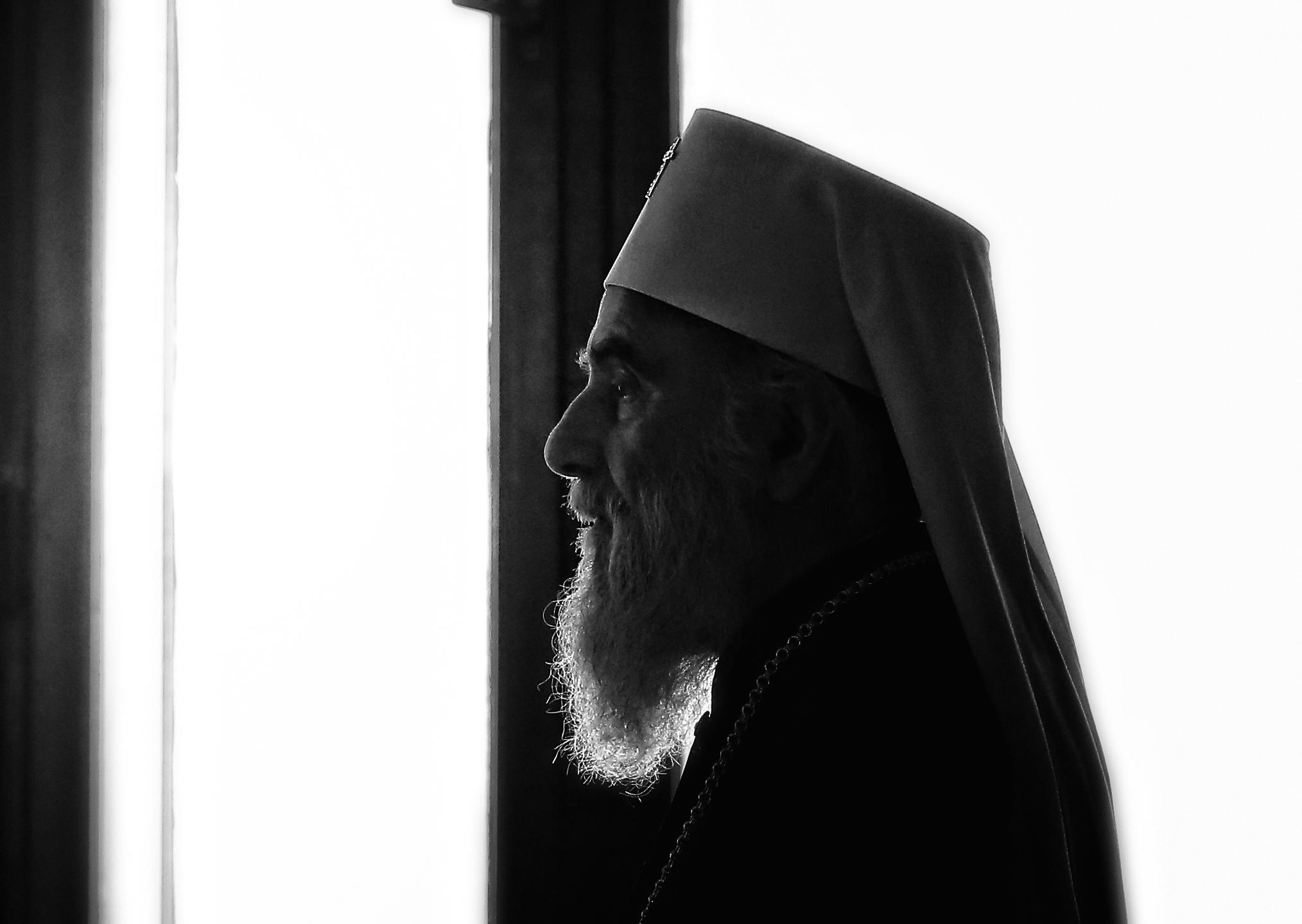 Beograd 24.12.2015. Patrijarh srpski gospodin Irinej, Patrijarsija, intervju Ras Foto Zoran Loncarevic