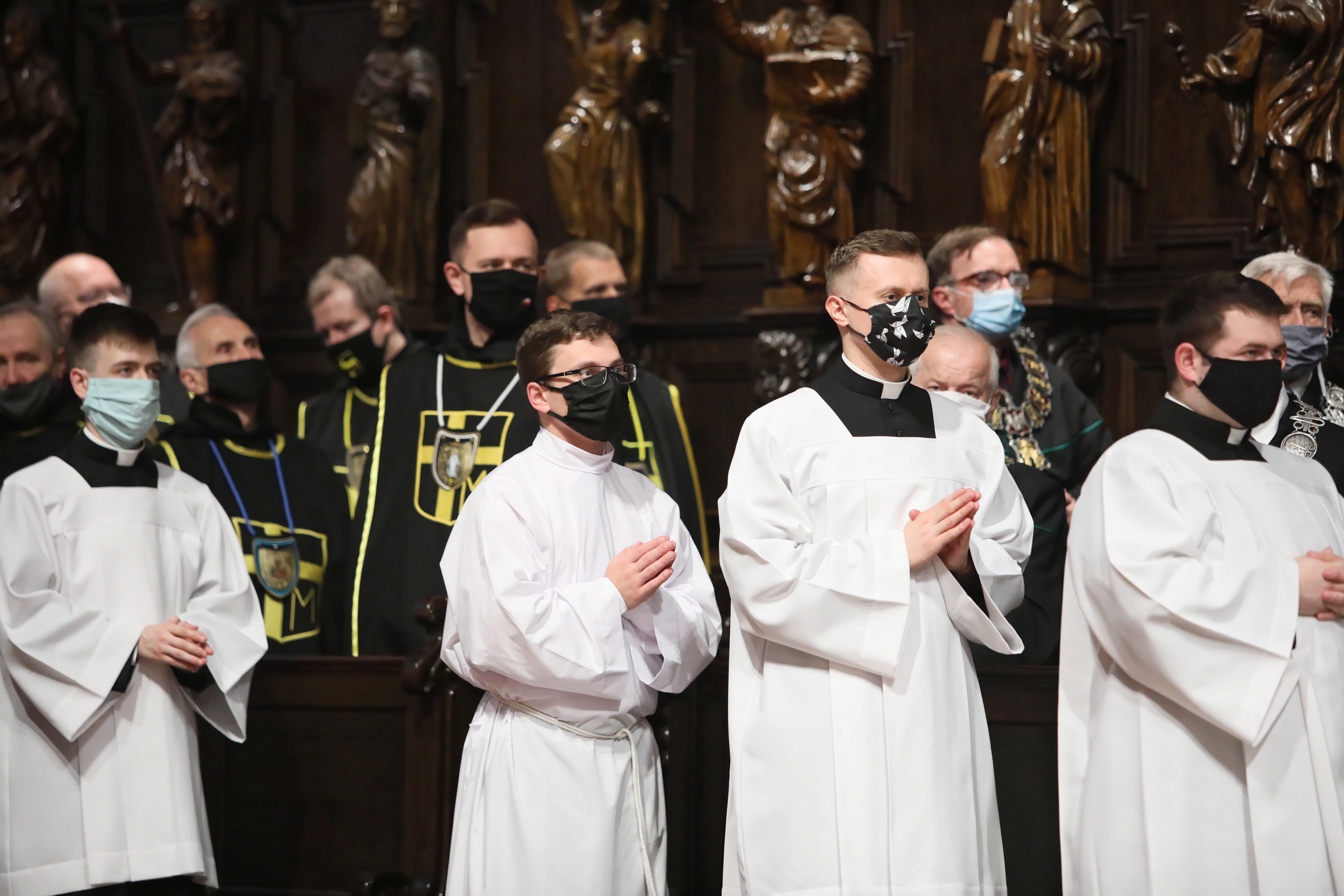 A traditional Corpus Christi procession in Warsaw