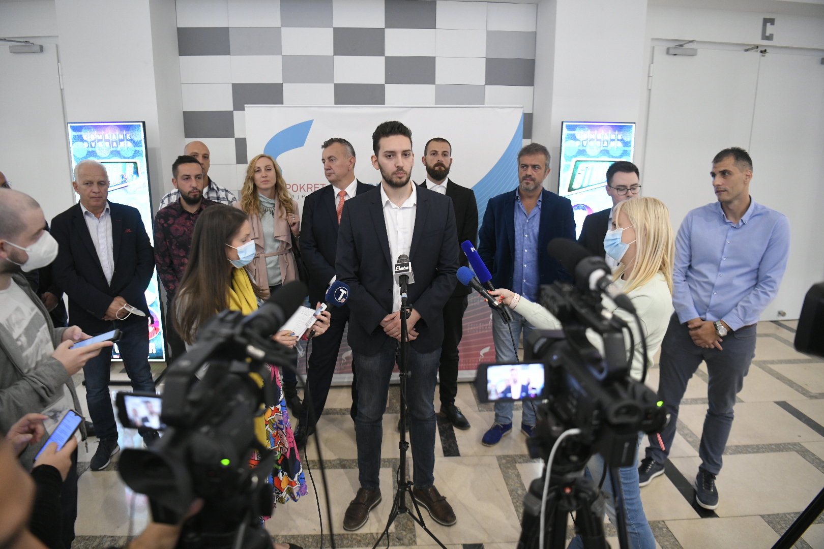 Beograd 27. septembar 2020. Pokret slobodnih gradjana PSG izbor novog predsednika pokreta Foto:Nemanja Jovanović/Nova.rs