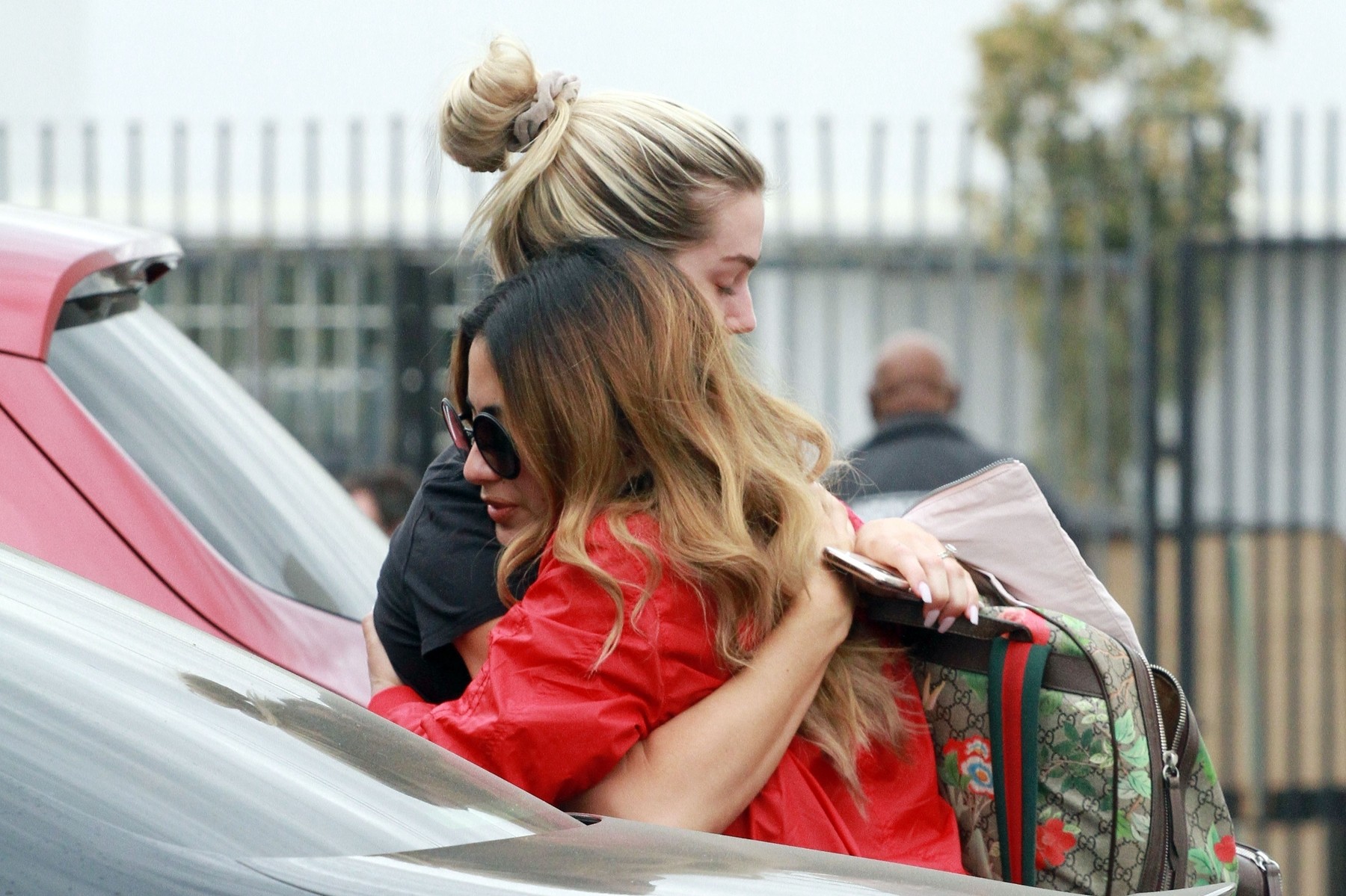 Ally Brooke and Sasha Farber seen at the dance studio