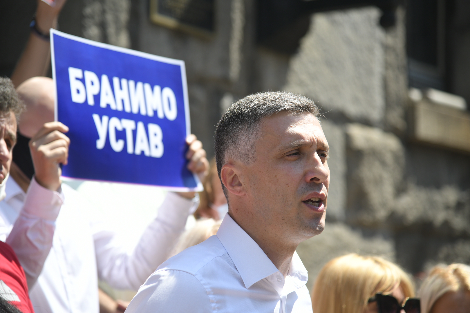 beograd 27.07.2020 Boško Obradović održaće konferenciju za novinare u  ispred Ustavnog suda Srbije Foto: Nemanja Jovanović/Nova.rs