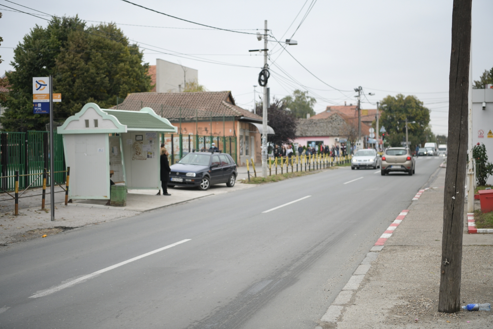 Beograd 16.10.2020. Dobanovci. Mesto gde je povredjen, povređen, policajac, policija, mesto nesreće Foto: Dragan Mujna/Nova.rs