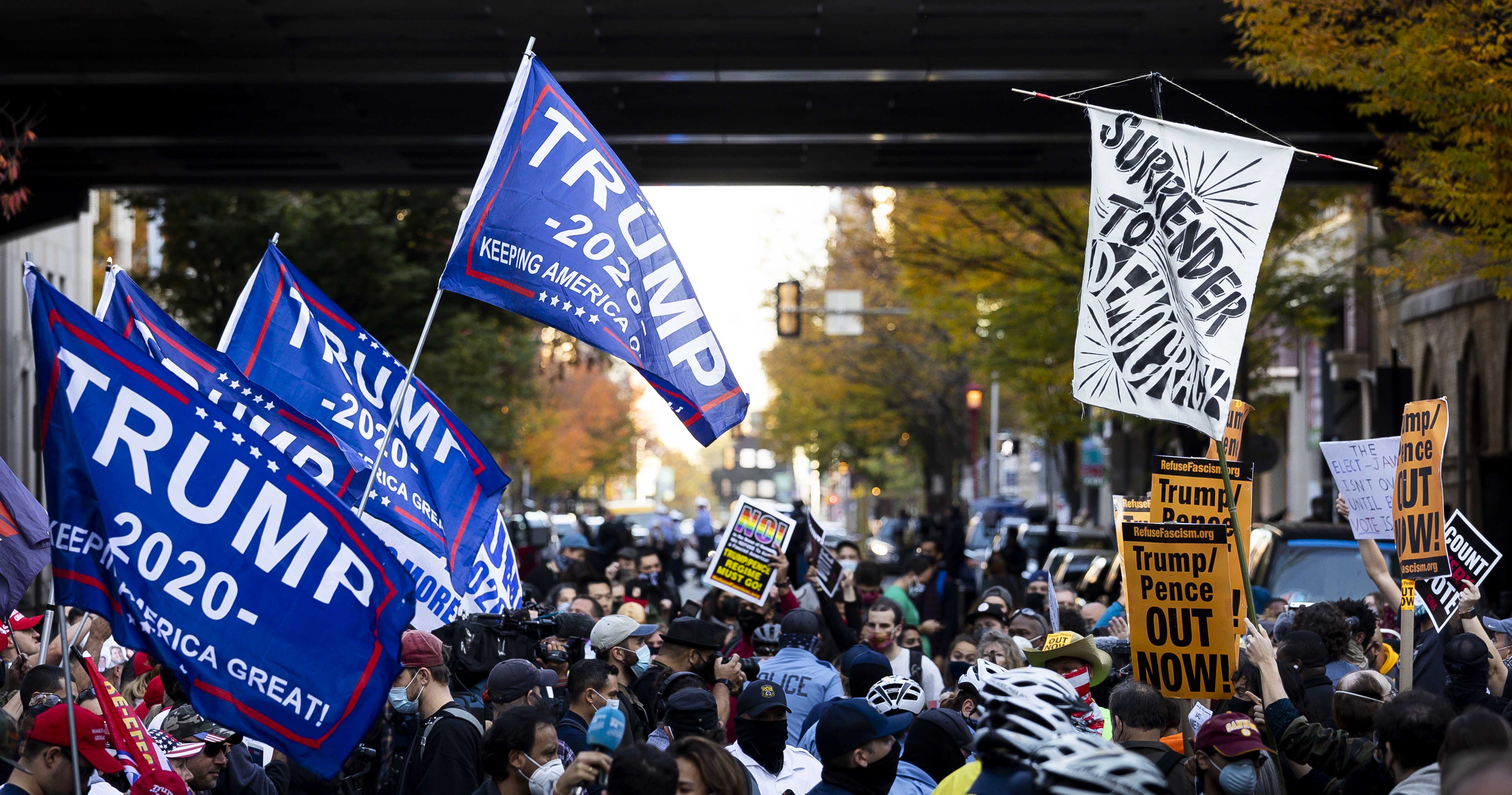 Presidential Election Ballot Counting in Philadelphia