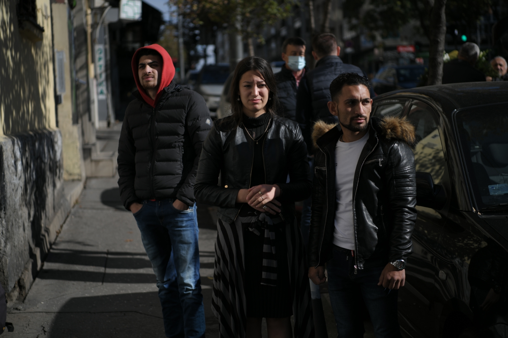 Beograd 18.10.2020. Pomen Dusanu Jovanovicu kojeg su ubili skinhedsi, skinheds, u Beogradskoj ulici, Beogradska 33, Dusan Jovanovic, rom, romi