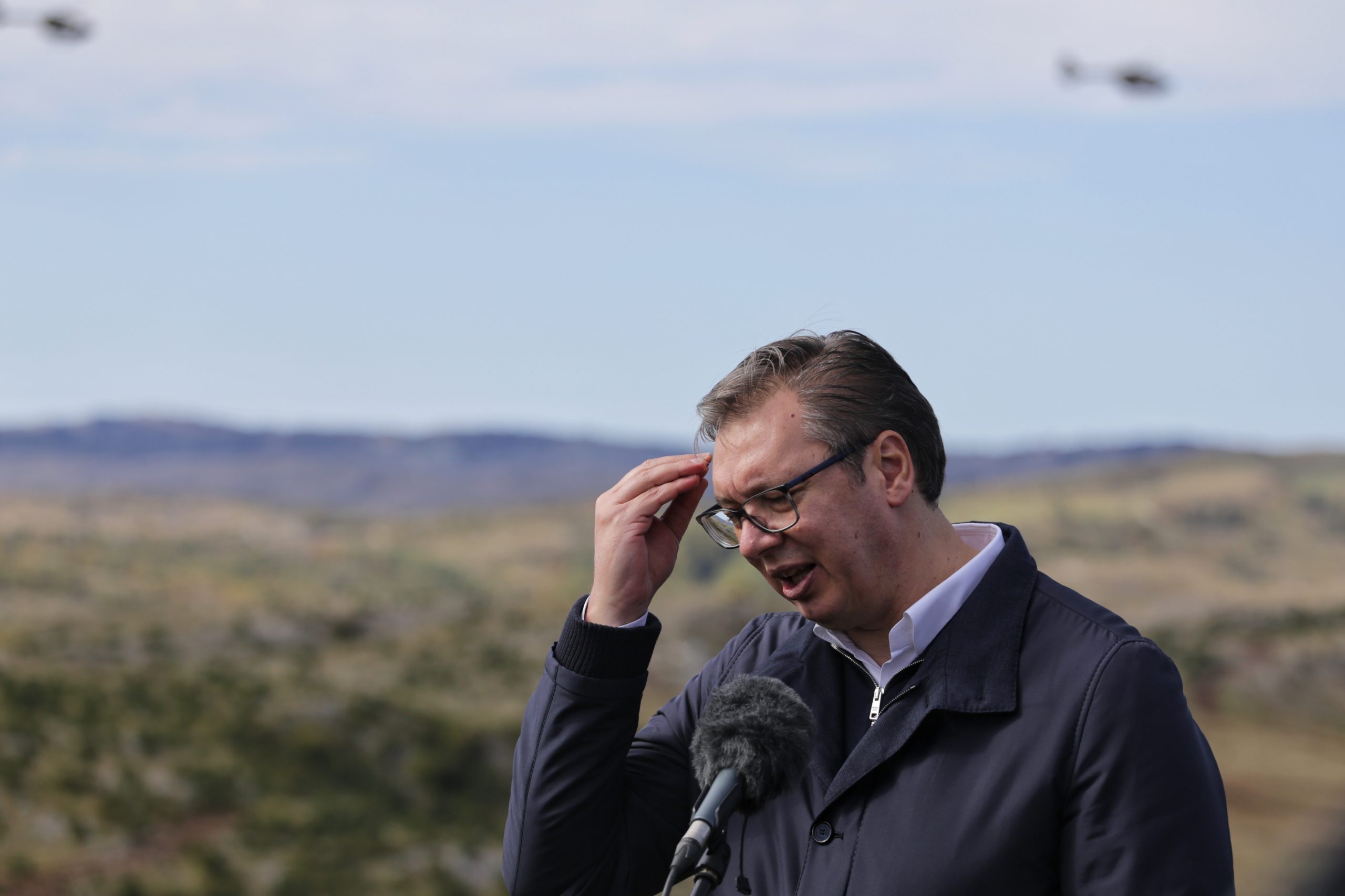 Pester, 10.oktobar 2020. Aleksandar Vucic Zdruzena takticka vezba s bojevim gadjanjem Vojske Srbije "Sadejstvo 2020 Foto:Irfan Ličina/Nova.rs