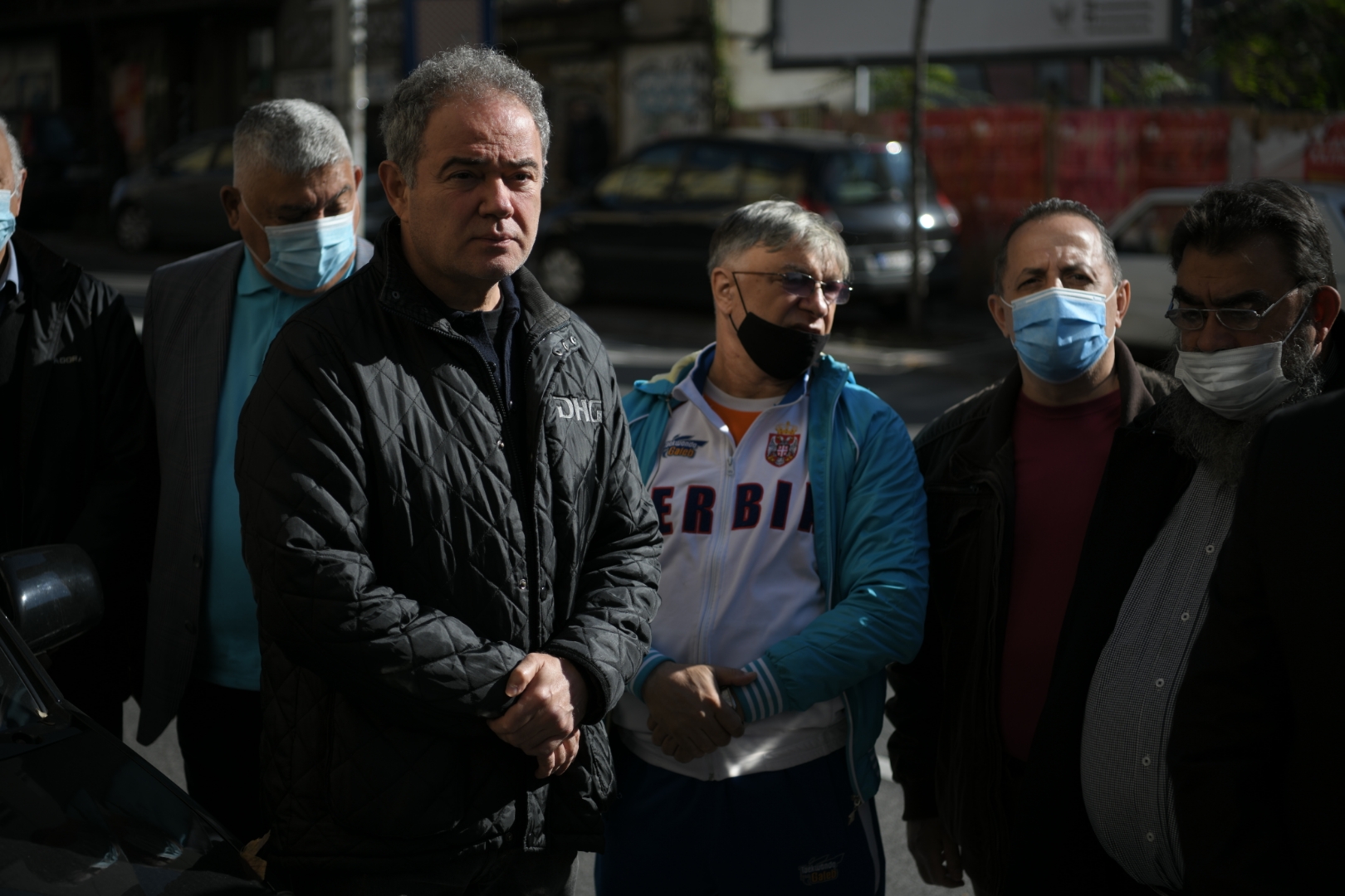 Beograd 18.10.2020. Pomen Dusanu Jovanovicu kojeg su ubili skinhedsi, skinheds, u Beogradskoj ulici, Beogradska 33, Dusan Jovanovic, rom, romi, Zoran Lutovac