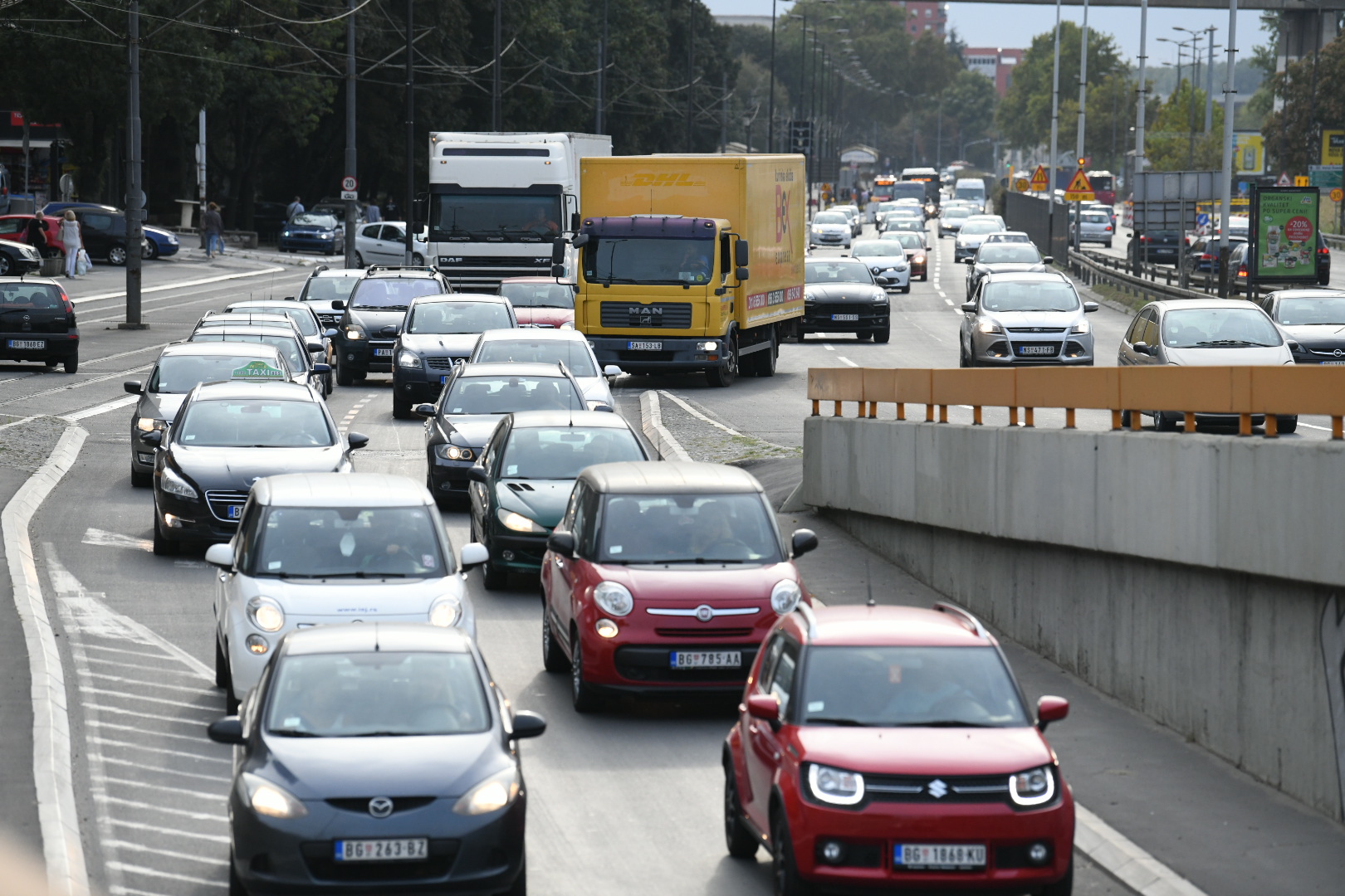 Beograd 18.09.2020. Gazel. Auto put, autoput, auto-put, gužva, zastoj Foto: Vesna Lalić/Nova.rs