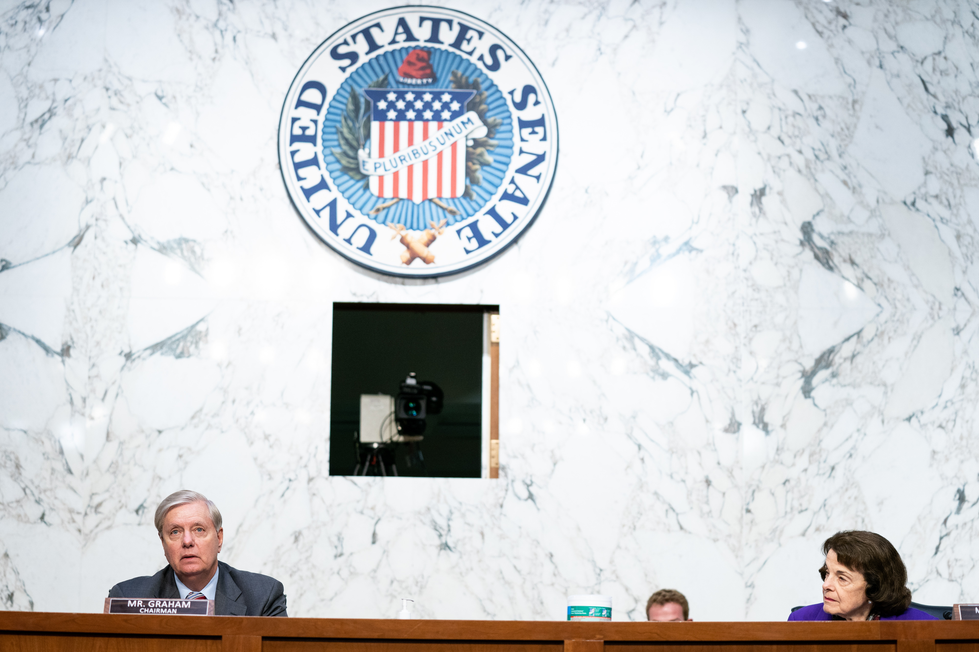 Senat, Supreme Court Nominee Barrett Appears Before Senate Judiciary Committee