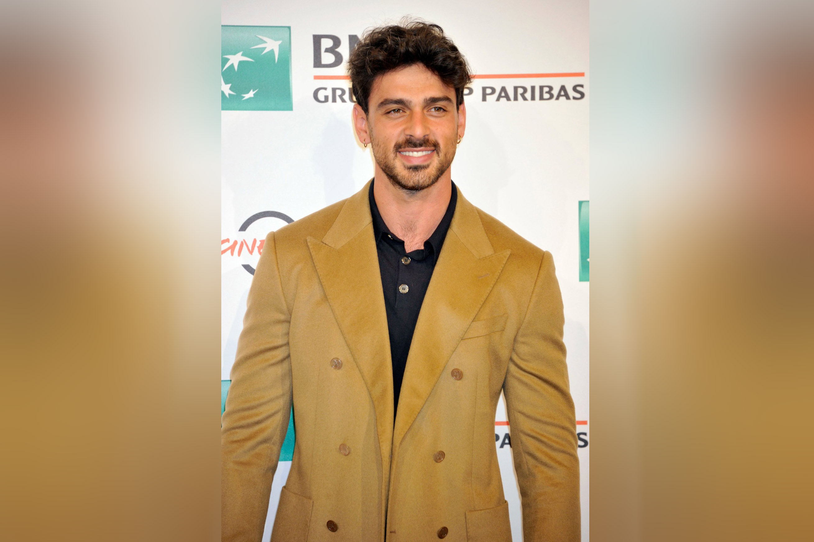 Mikele Morone, Rome, Italy. 18th Oct, 2019. Rome Cinema Fest 2019. Photocall film Bar Giuseppe Pictured Michele Morrone Credit: Independent Photo Agency/Alamy Live News