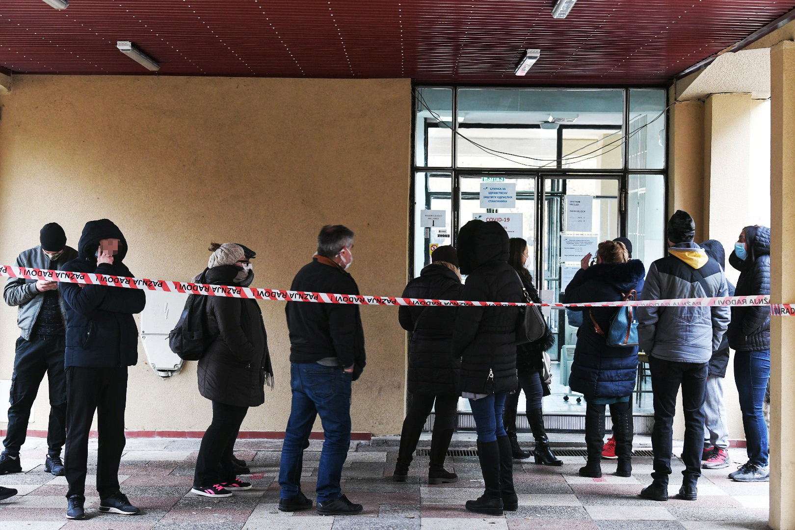 Beograd, 24.11.2020. Koronavirus, Covid 19, Kovid ambulanta, red, redovi, test, testiranje, Ustanička Foto: Vesna Lalić/Nova.rs